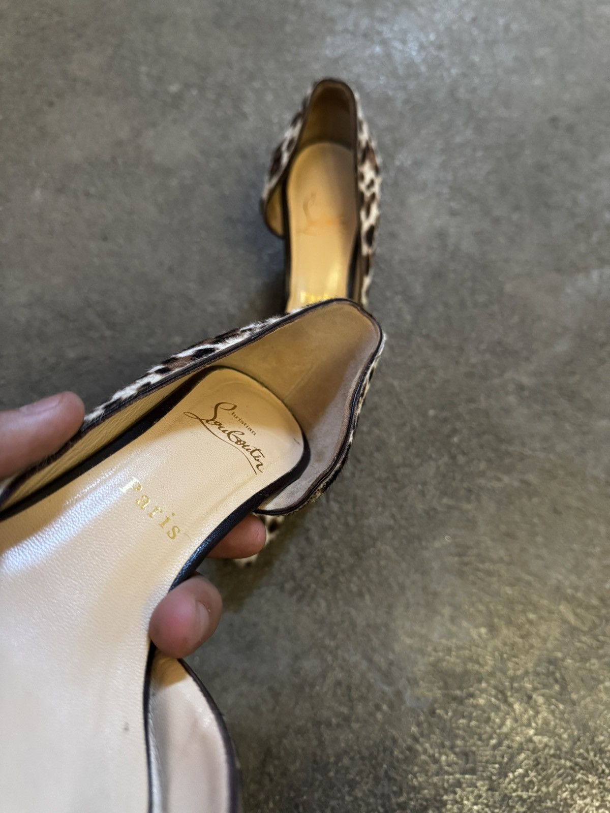 Christian Louboutin Christian Louboutin Leopard Pony Hair Heels Size US 7.5 / IT 37.5 - 2 Thumbnail