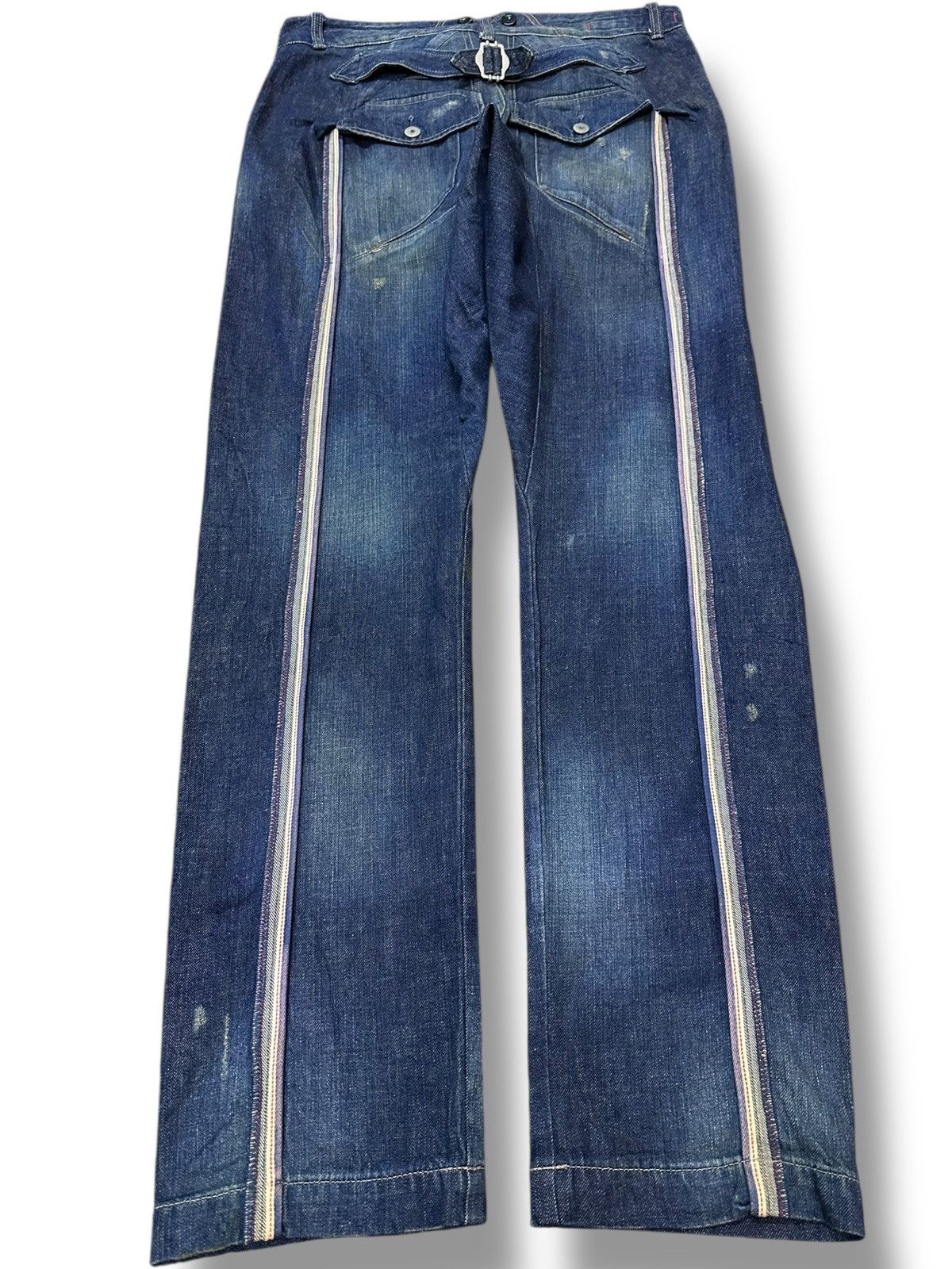CLOSED × Marithe + Francois Girbaud Vintage Le Jean De MFG Selvedge Avant Garde Style Denim Size US 36 / EU 52 - 1 Thumbnail