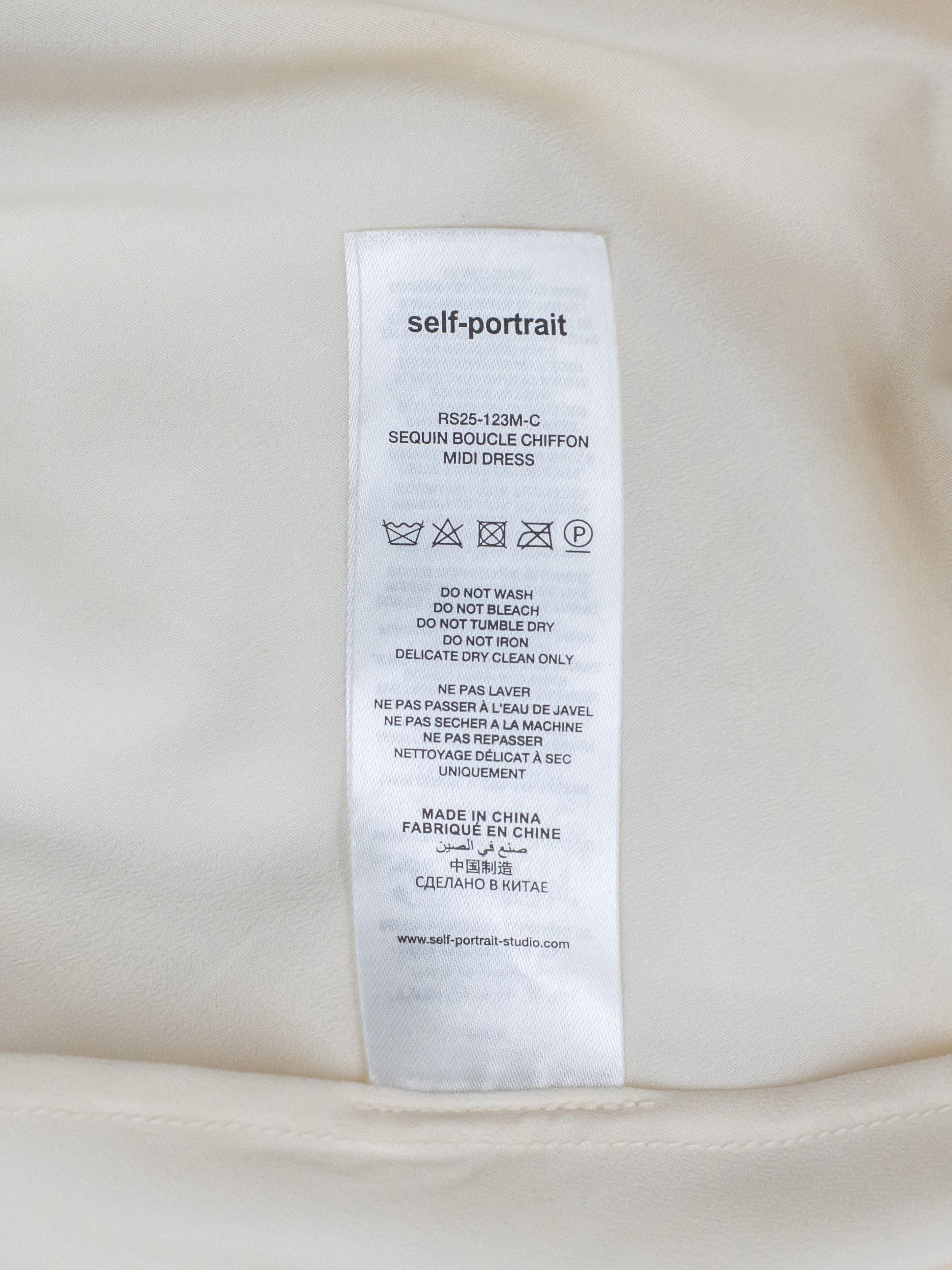 Self-Portrait Self-Portrait Peach Top with Attached Long Pleated Skirt Size M / US 6-8 / IT 42-44 - 9 Thumbnail