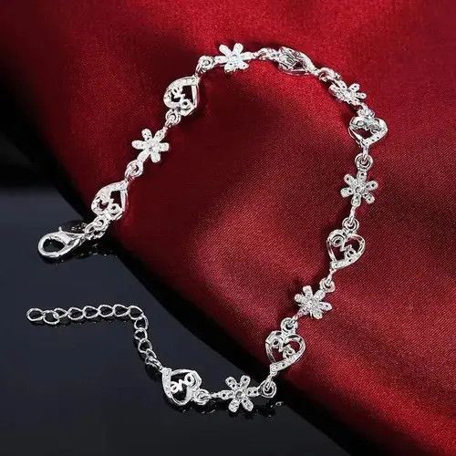 Jewelry × Sterling Silver Hot fine 925 sterling silver Bracelet Size ONE SIZE - 4 Thumbnail