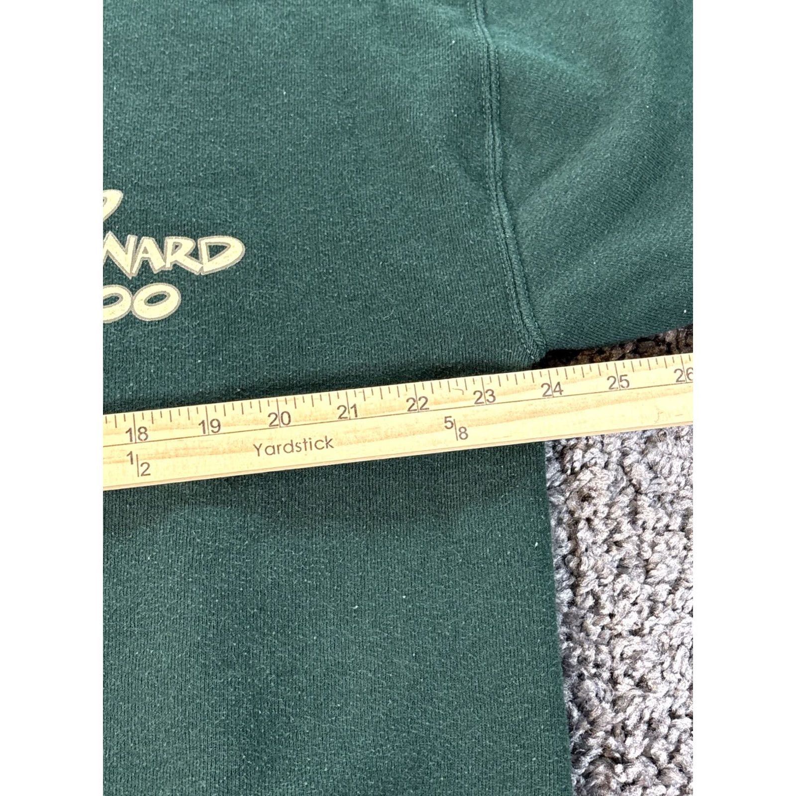Fruit Of The Loom VINTAGE Fruit of the Loom Sweatshirt Mens XL Forest Green Giraffe Animal 90s Mens Sweatshirt Green 90s Animal African Bird? Size US XL / EU 56 / 4 - 3 Thumbnail