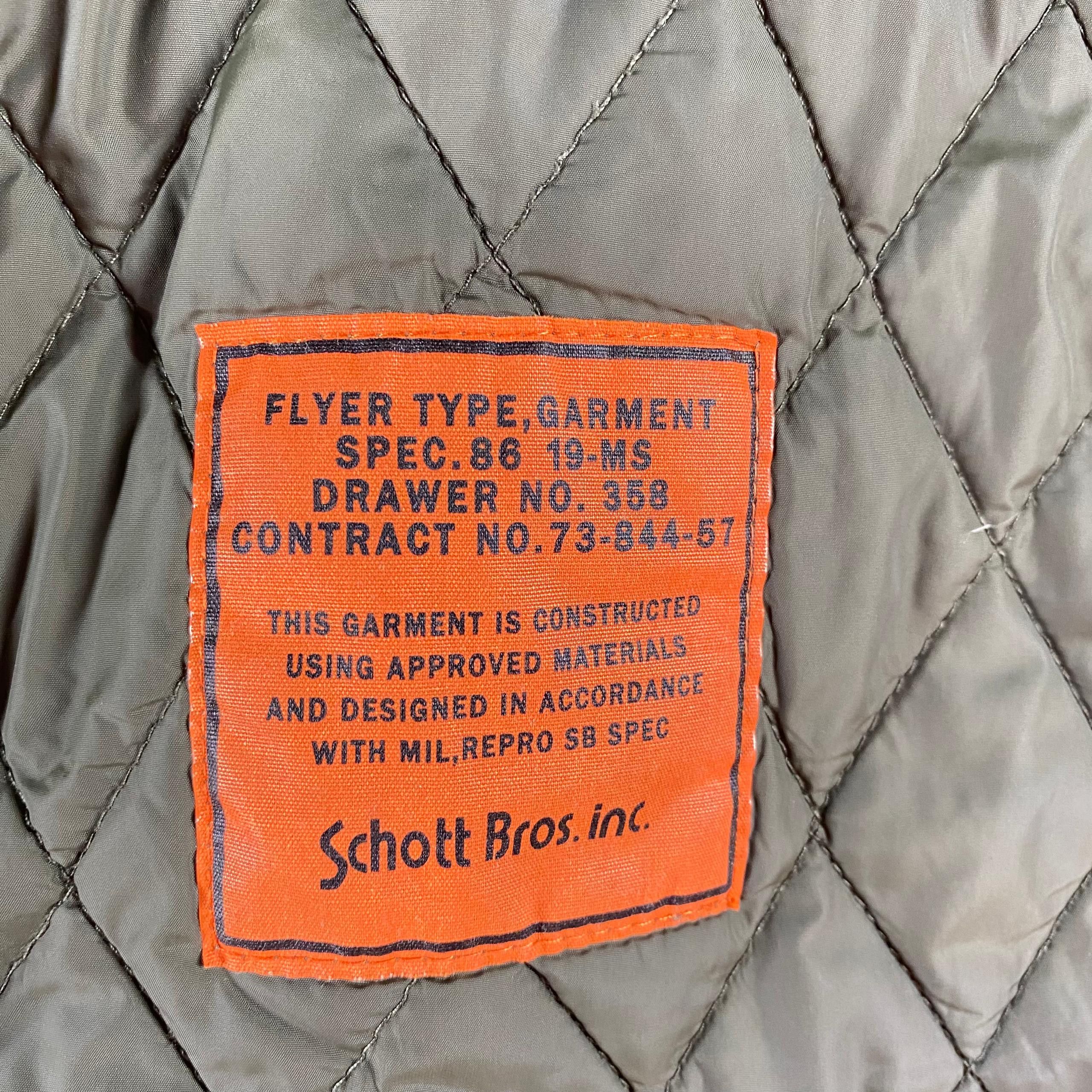 Schott Vintage 90s Schott Bros Inc Millitary Parka Jacket Size US M / EU 48-50 / 2 - 9 Thumbnail