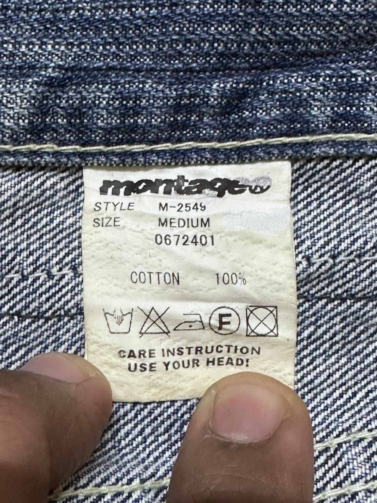Montage Vintage Montage Studded Evisu Style Denim Size US 32 / EU 48 - 11 Thumbnail