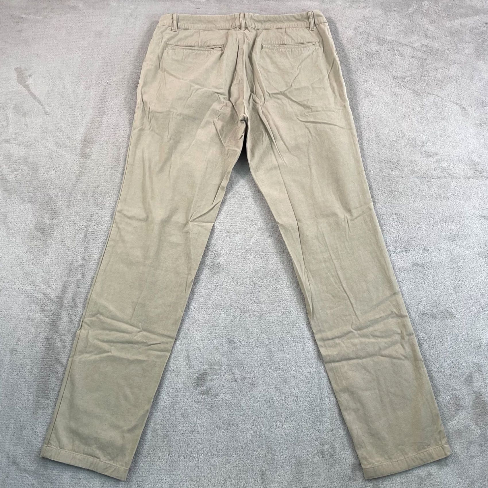 Simon Miller Simon Miller Chino Pants Men 34x32 Beige Straight Leg Designer Office Casual Jeans Size US 34 / EU 50 - 4 Thumbnail