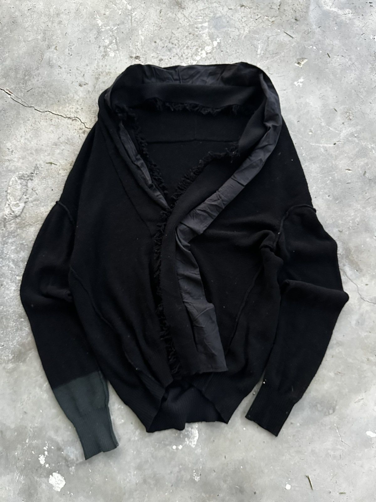 Y’s Fur Trim Knitwear Cardigan