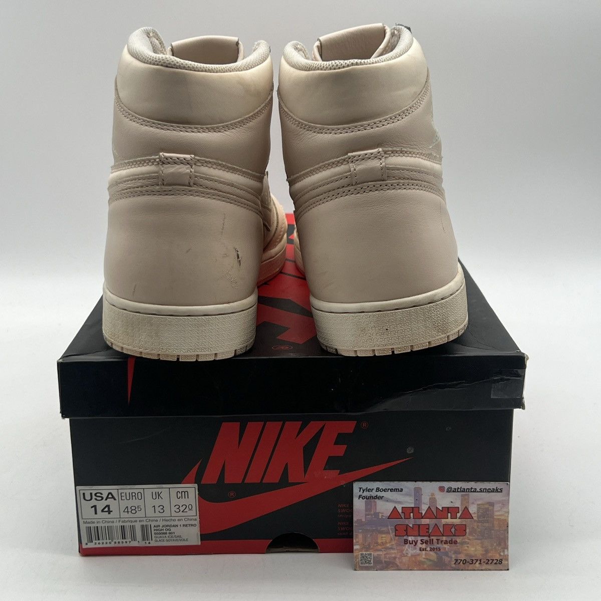 Nike Air Jordan 1 high guava ice Size US 14 / EU 47 - 3 Thumbnail