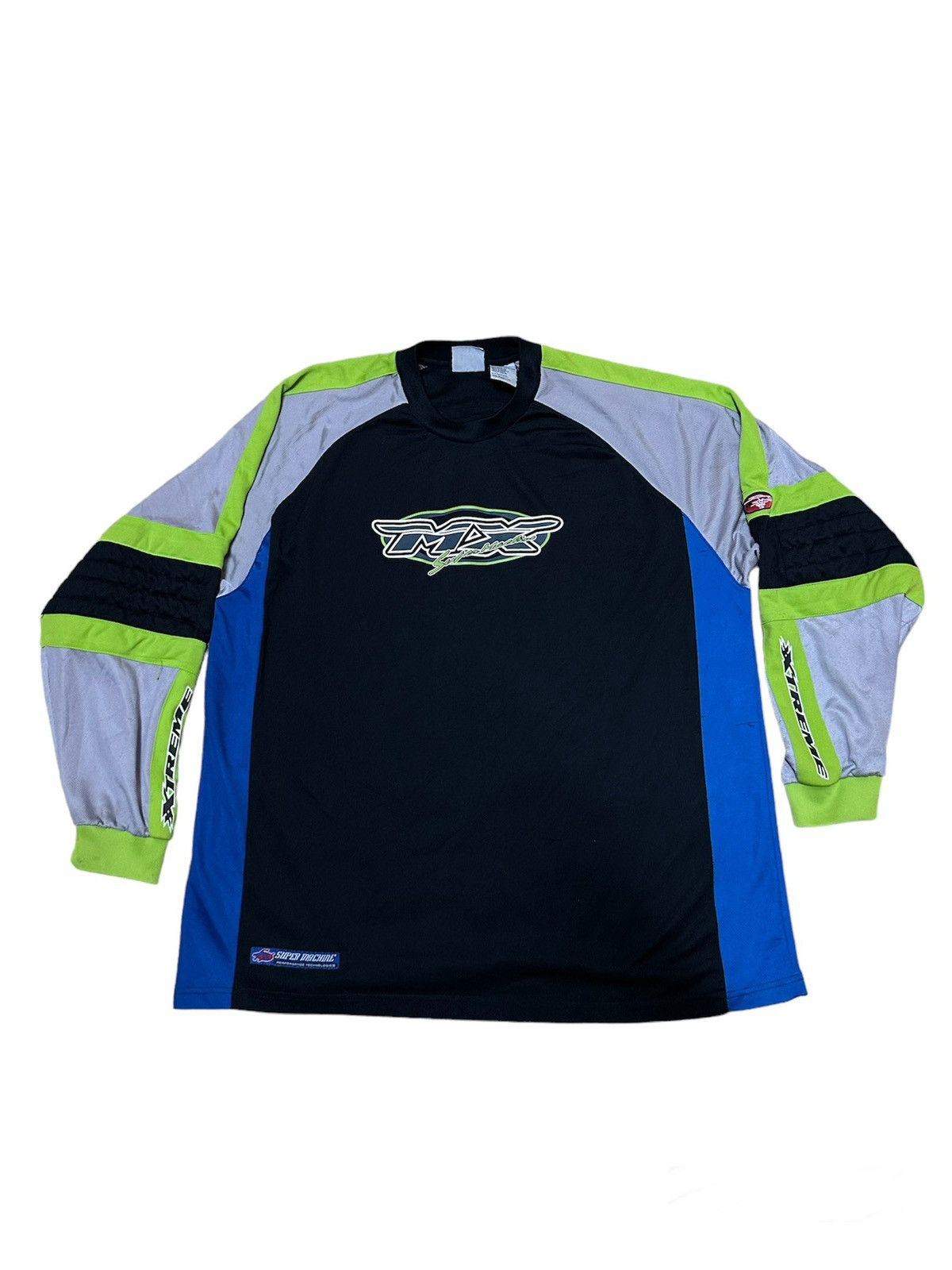 Vintage 💥 RARE MX SUPER MACHINE RACING JERSEY Size US XL / EU 56 / 4 - 1 Thumbnail