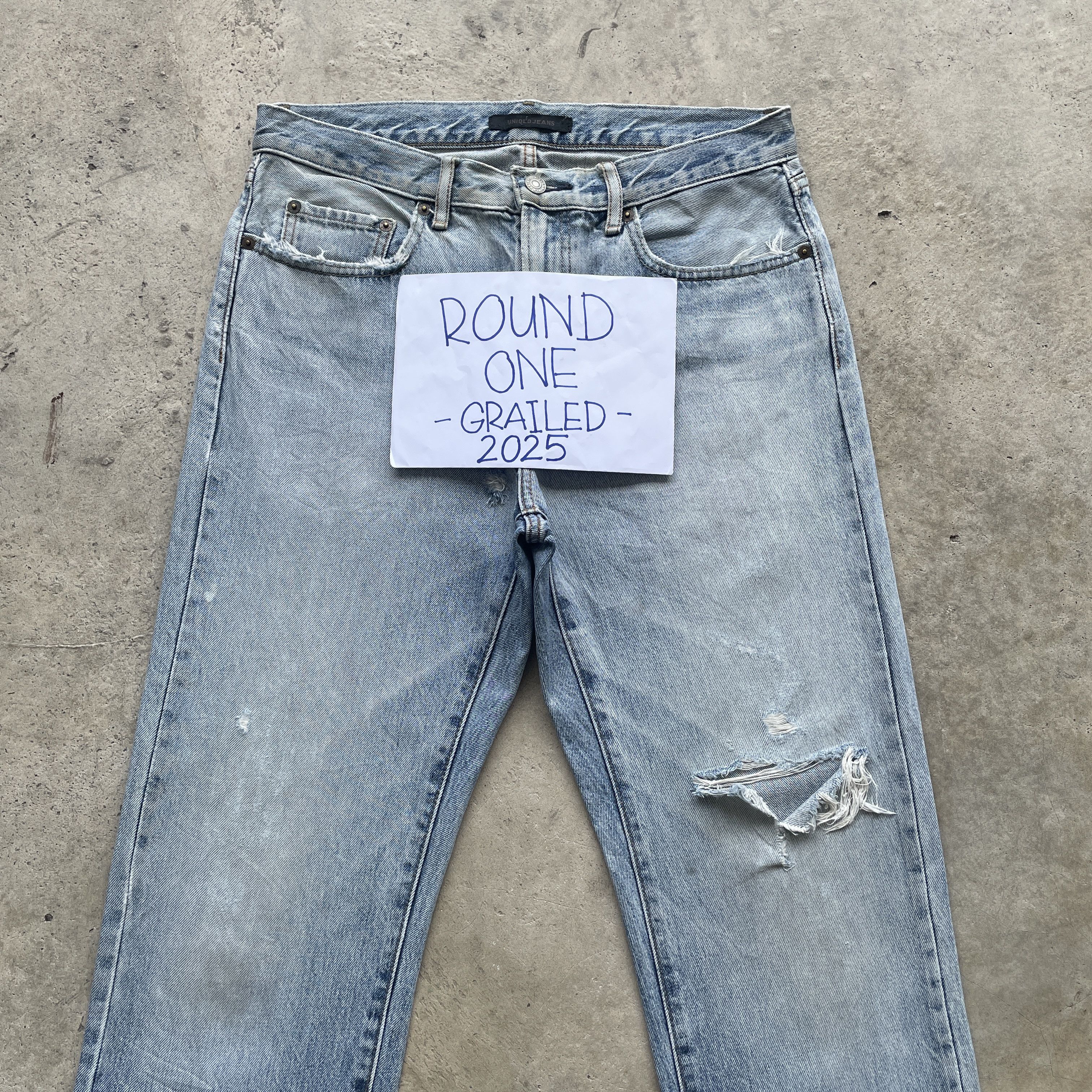 Japanese Brand VINTAGE JAPANESE DISTRESSED FADED WASH DENIM PANTS JEANS W32 Size US 32 / EU 48 - 3 Thumbnail