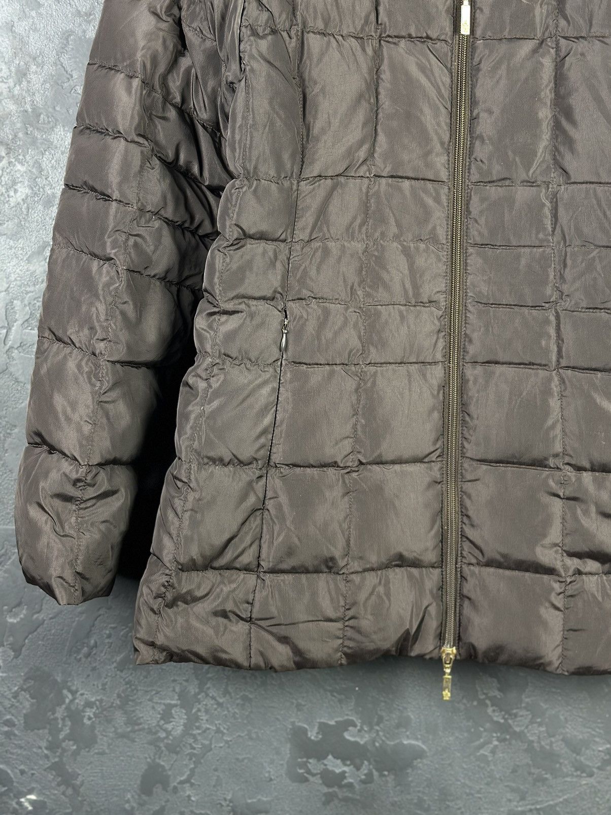 Moncler × Vintage Vintage Moncler Puffer Down Long Brown Jacket Size XS / US 0-2 / IT 36-38 - 3 Thumbnail