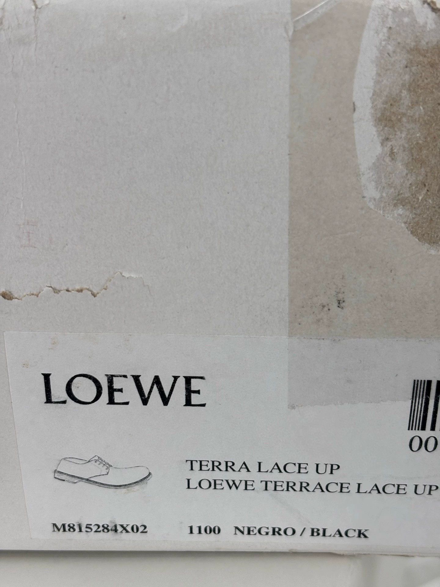 Loewe Loewe Black Leather Campo Shoes for Men Size US 8.5 / EU 41-42 - 7 Thumbnail