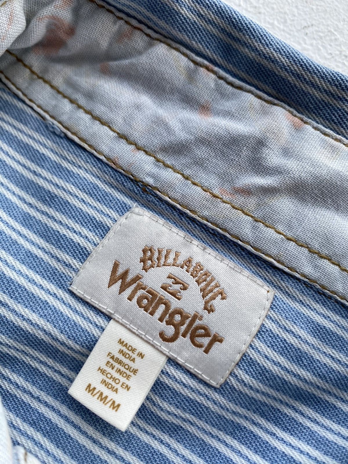Billabong × Vintage × Wrangler 🔥Wrangler x Billabong Striped Button Up Shirt VNTG rare y2k Size US M / EU 48-50 / 2 - 5 Thumbnail