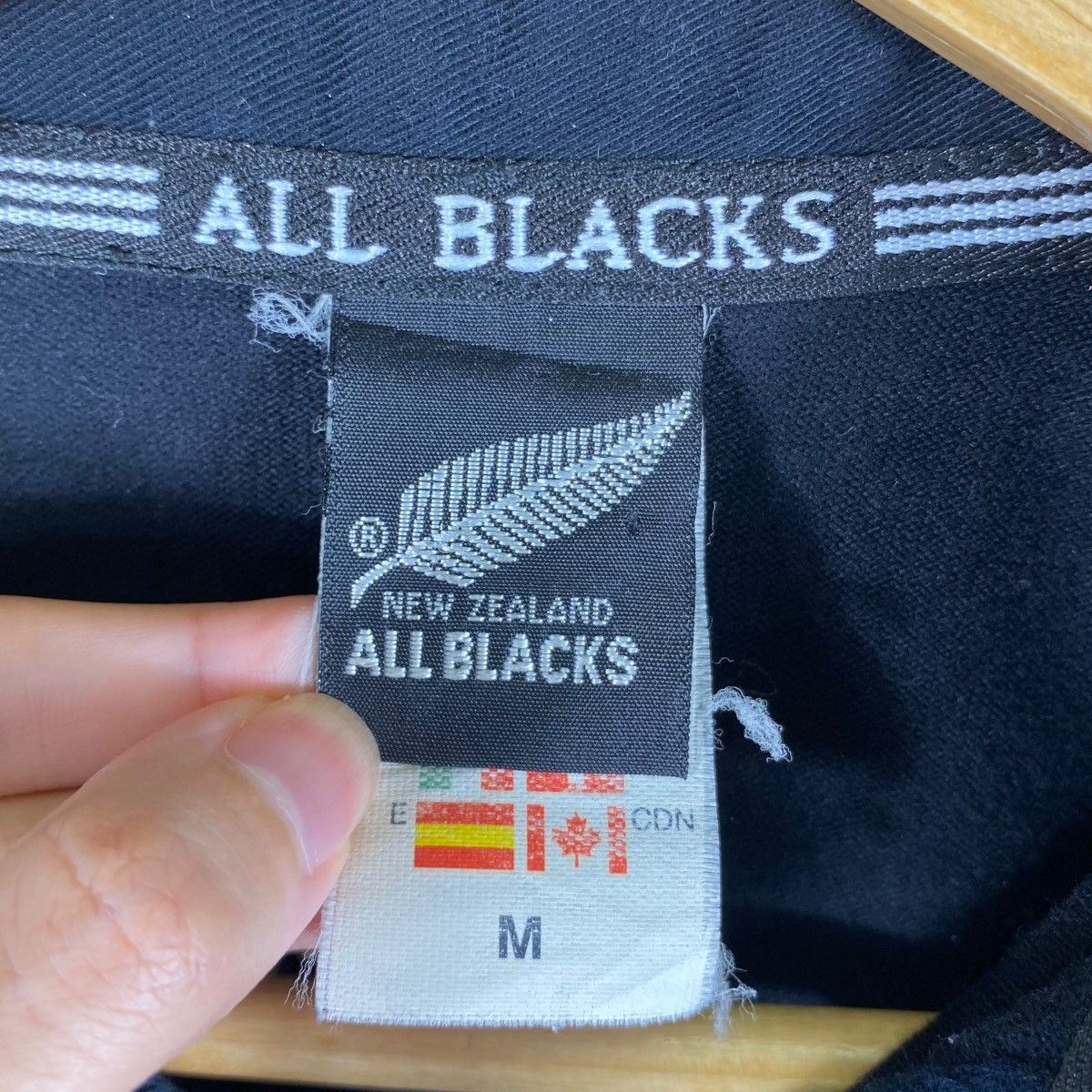 Adidas × All Blacks × Vintage Vintage 00's ADIDAS ALL BLACK New Zealand Logo Polo Rugby Size US M / EU 48-50 / 2 - 6 Thumbnail