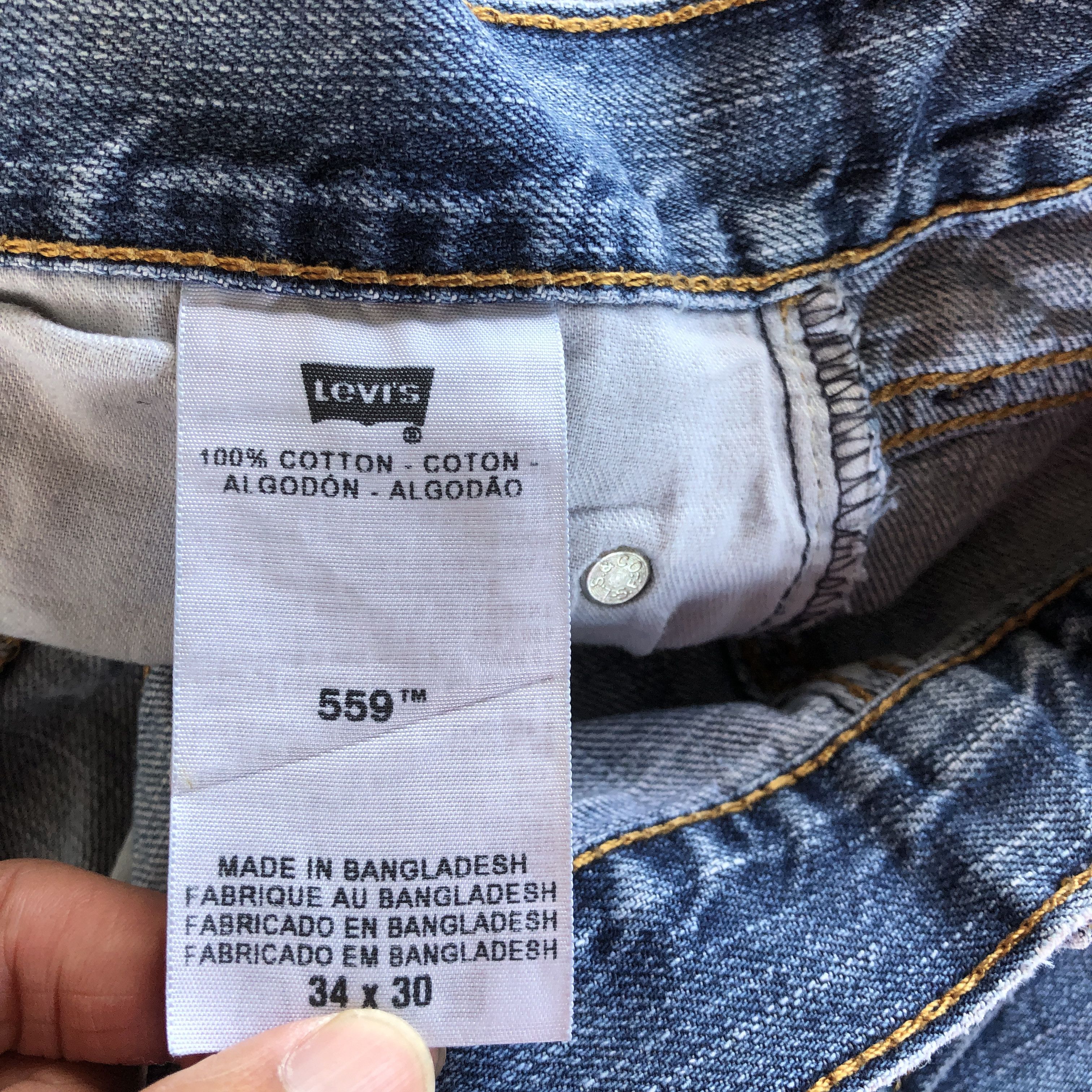 Levi's Vintage Levis Light Wash Baggy Jeans Levi's 559 Faded Denim Size US 32 / EU 48 - 6 Thumbnail