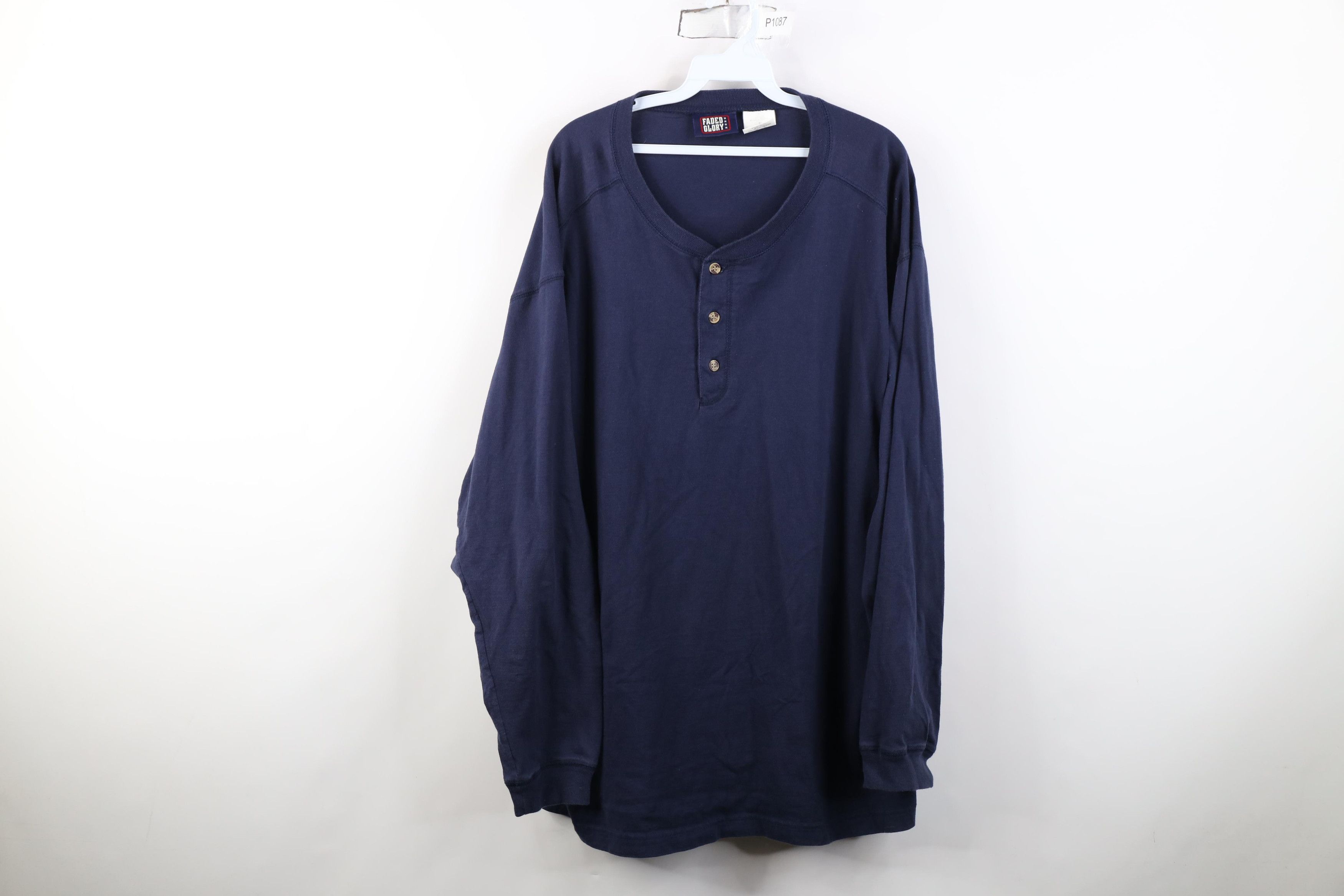Vintage Vintage 90s Streetwear Heavyweight Long Sleeve T-Shirt Size US XXL / EU 58 / 5 - 1 Thumbnail