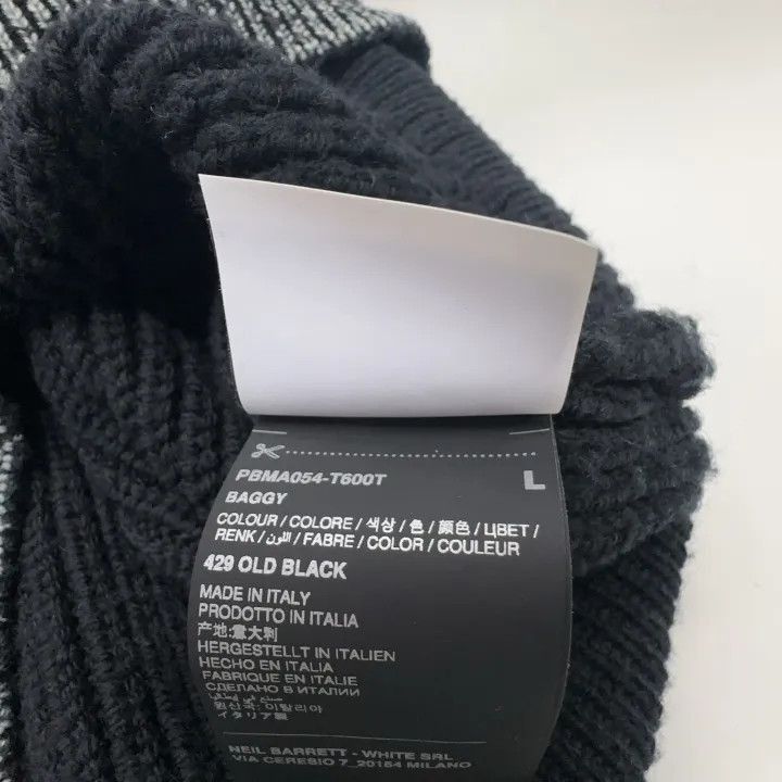 Neil Barrett Neil Barrett Vintage Wash Black Sweater -2507 Size US L / EU 52-54 / 3 - 4 Thumbnail