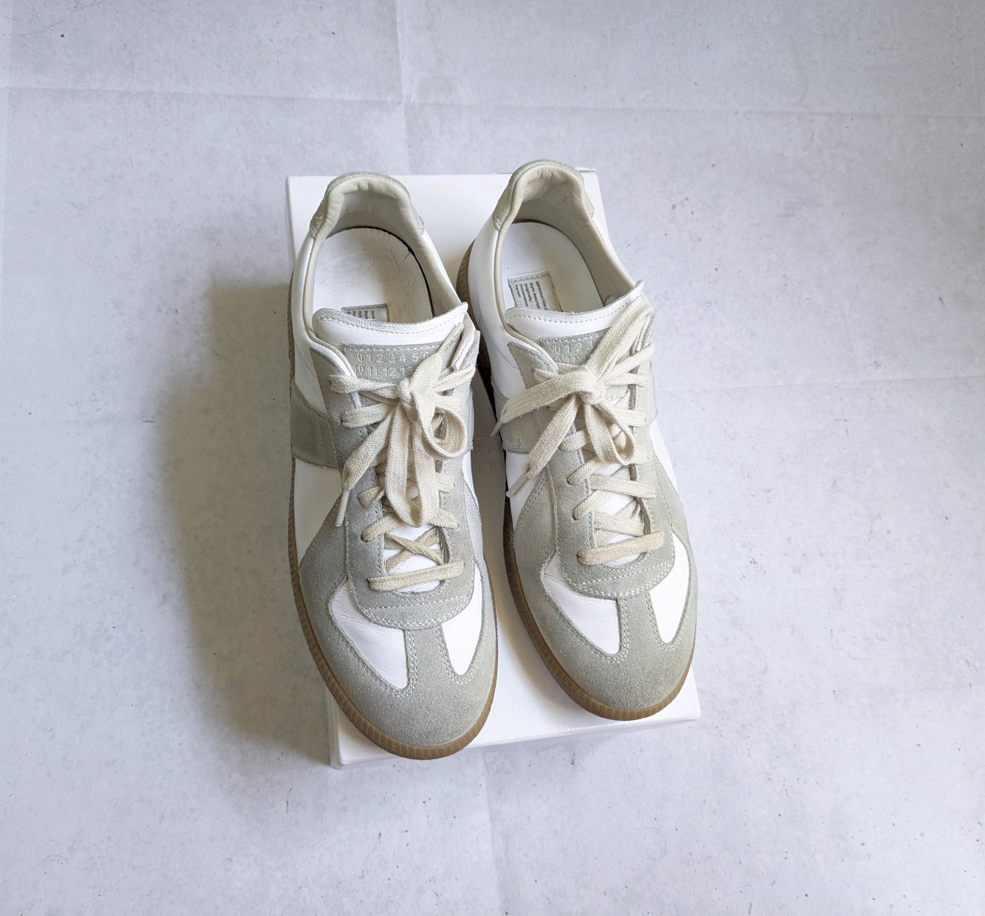Maison Margiela 40 Maison Margiela Future Low White Leather