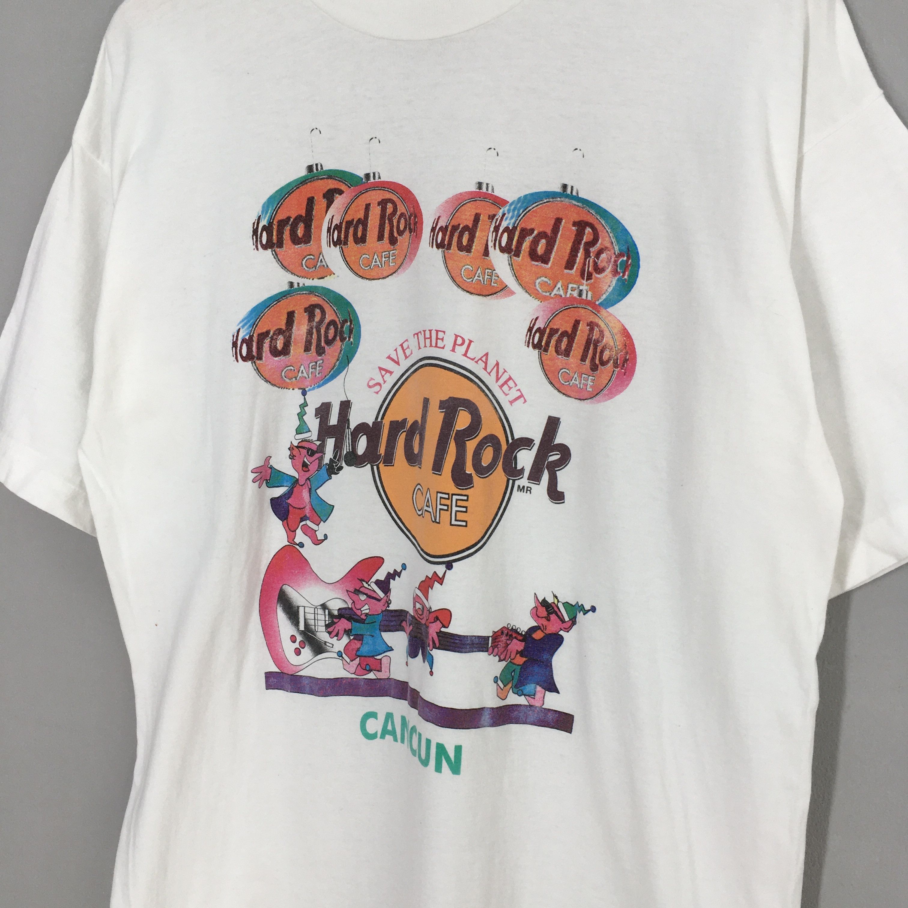 Hard Rock Cafe × Vintage Vintage 90s Hard Rock Cafe Cancun Mexico Tshirt Large Size US L / EU 52-54 / 3 - 4 Thumbnail