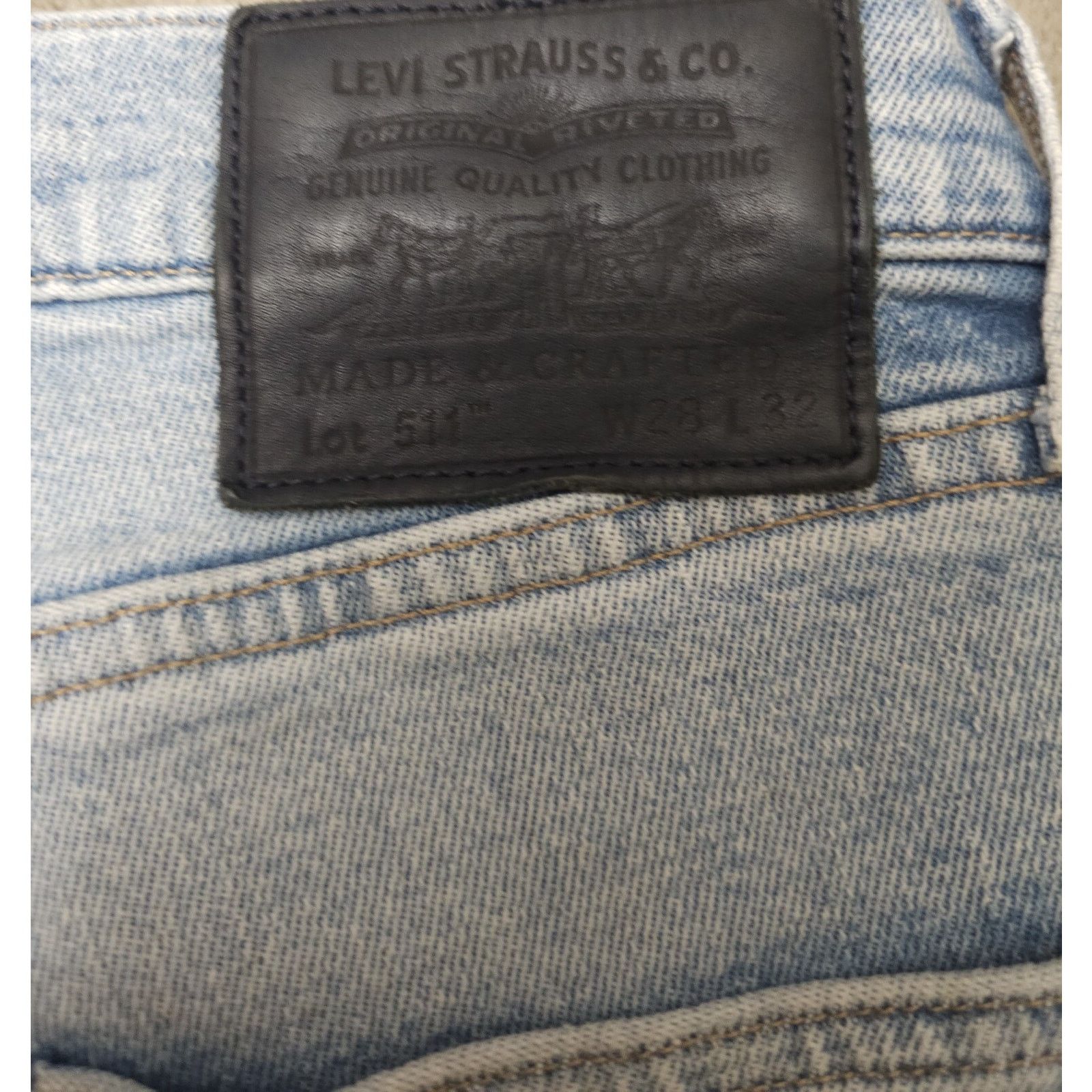 Levi's Made & Crafted Levi’s Made And Crafted LMC 511 Light Indigo Selvedge Jeans Size US 28 / EU 44 - 3 Thumbnail
