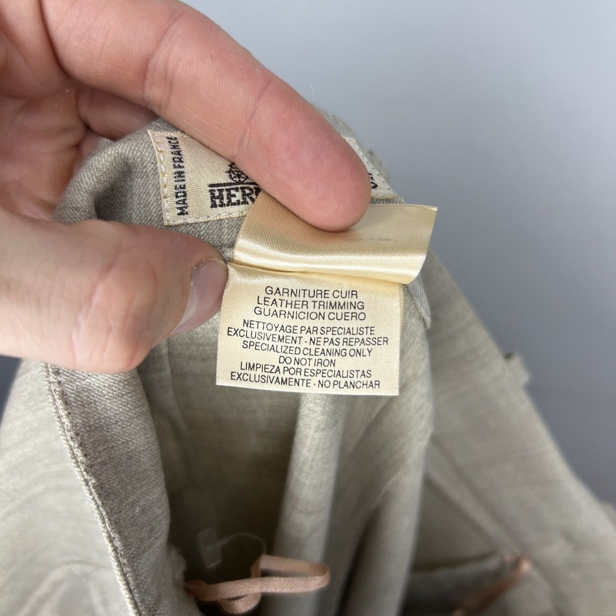 Hermes VINTAGE HERMES WOOL BEIGE HORSE RIDING 2000s PANTS TROUSERS Size 28" / US 6 / IT 42 - 11 Thumbnail