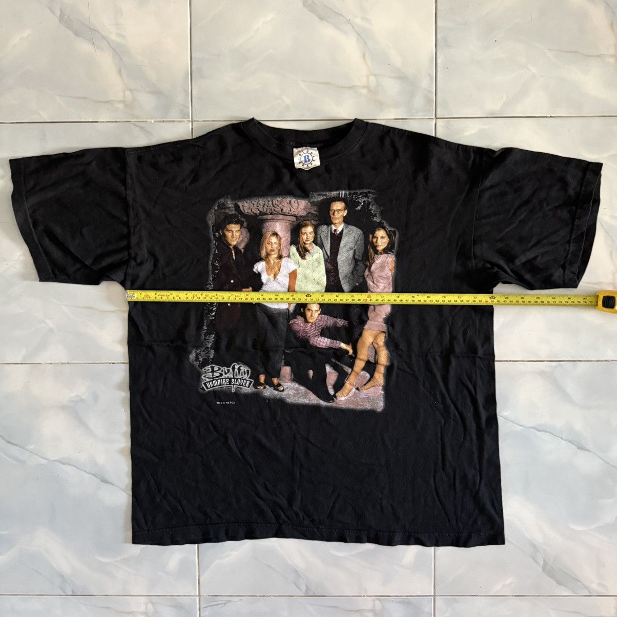 Vintage VTG 90S BUFFY THE VAMPIRE SLAYER MOVIE TEE Size US XL / EU 56 / 4 - 6 Thumbnail