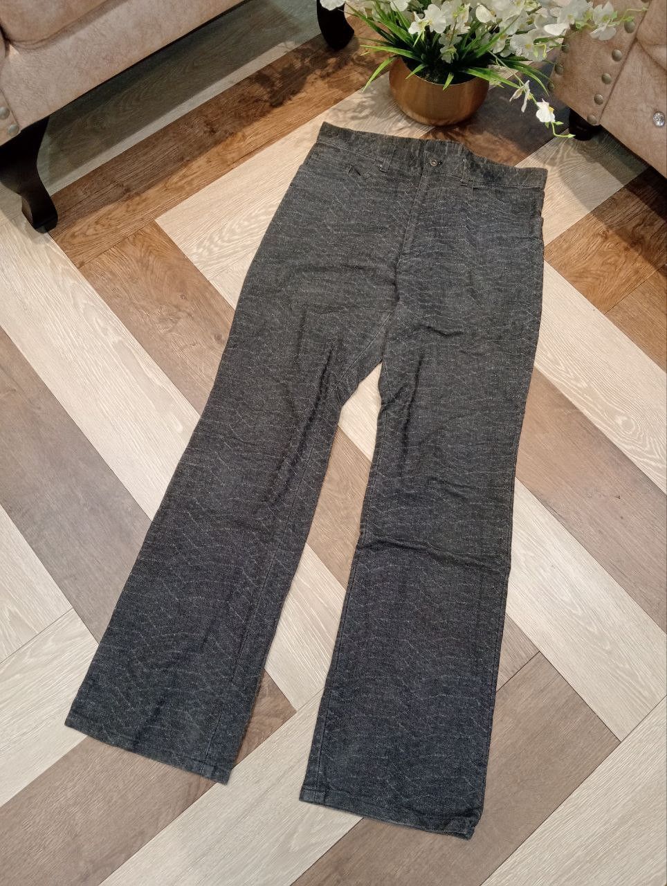 If Six Was Nine JAPANESE MONSIEUR NICOLE FLARED JEANS - SIZE 52 Size US 33 - 2 Thumbnail