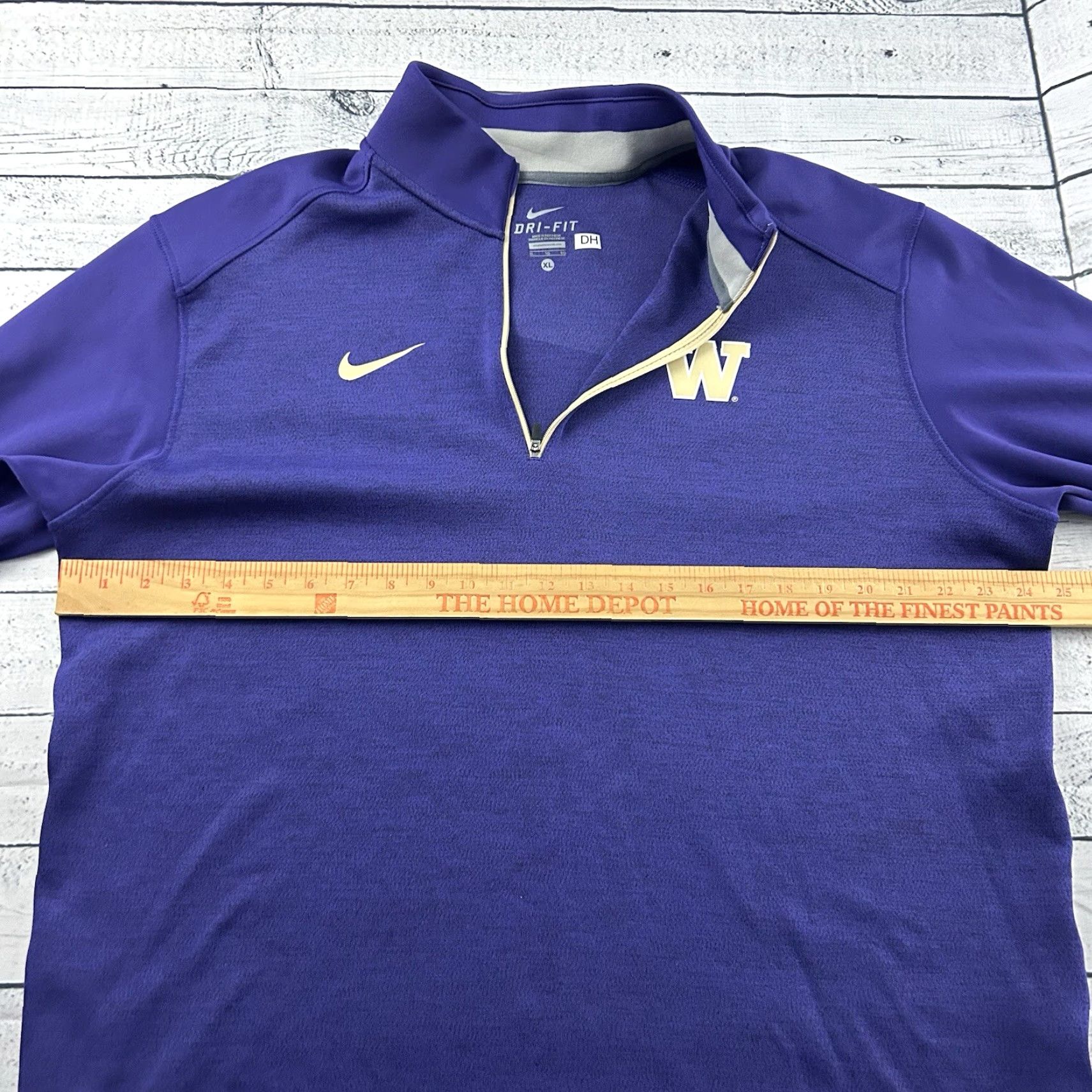 Nike Nike Dri-Fit Washington 1/4 Zip Pullover Jacket Men XL Purple Shirt Size US XL / EU 56 / 4 - 5 Thumbnail