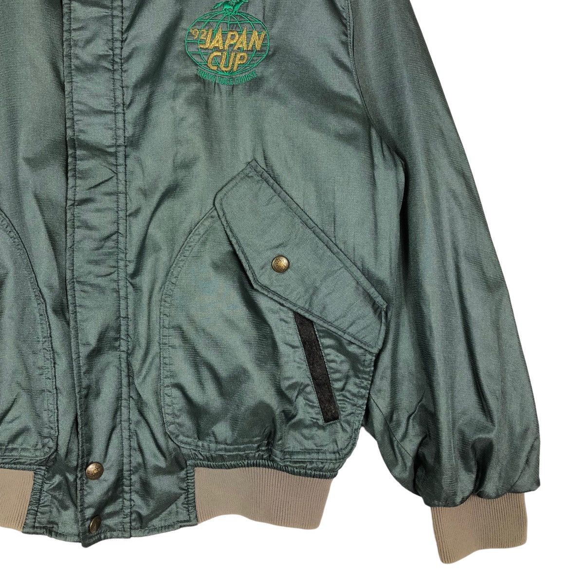 Japanese Brand 🔥Vintage 1992 Japan Cup Tokyo Race Course Bomber Jacket Size US M / EU 48-50 / 2 - 4 Thumbnail