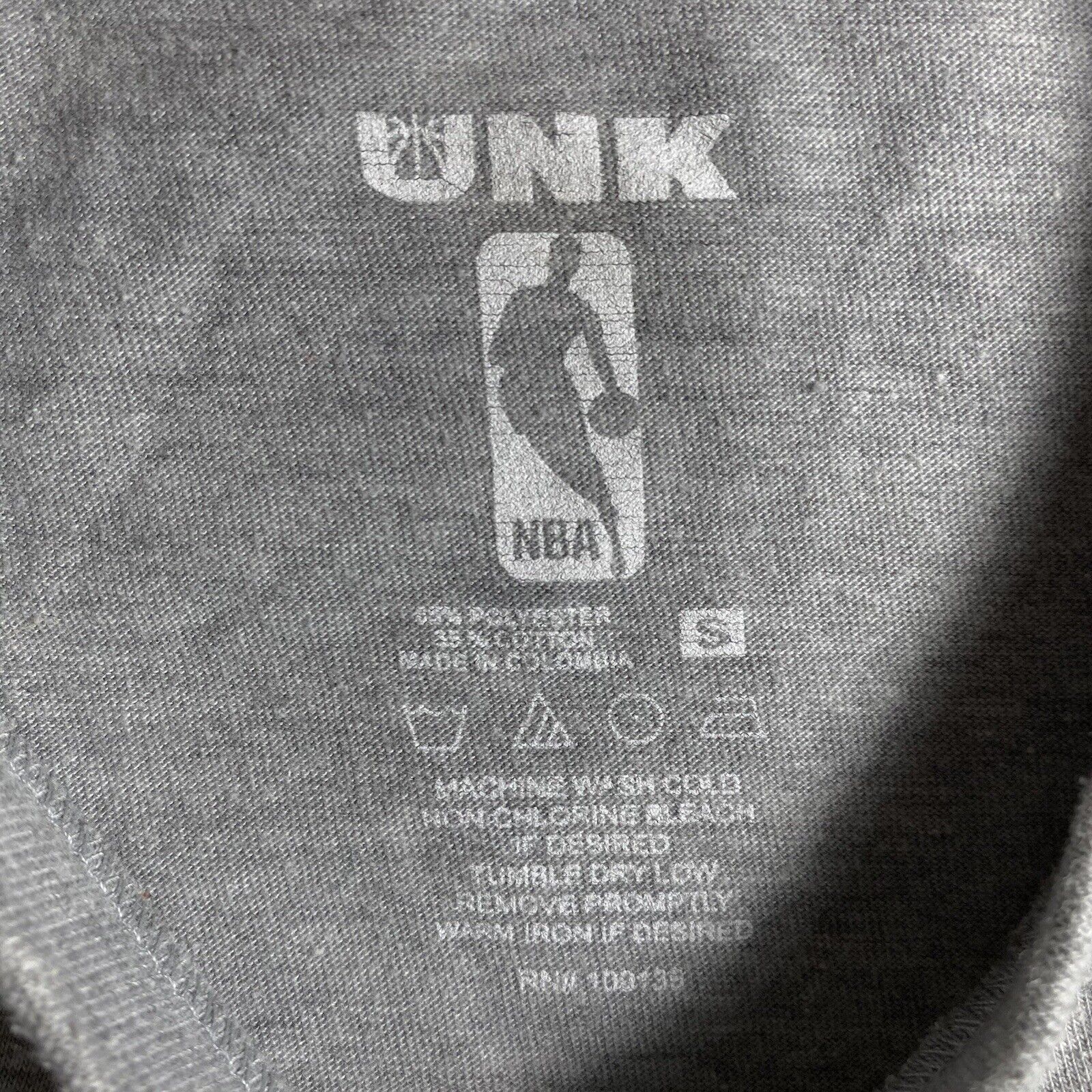 NBA UNK Brooklyn Nets Small Gray Basketball NBA Graphic T Shirt Size US S / EU 44-46 / 1 - 3 Thumbnail