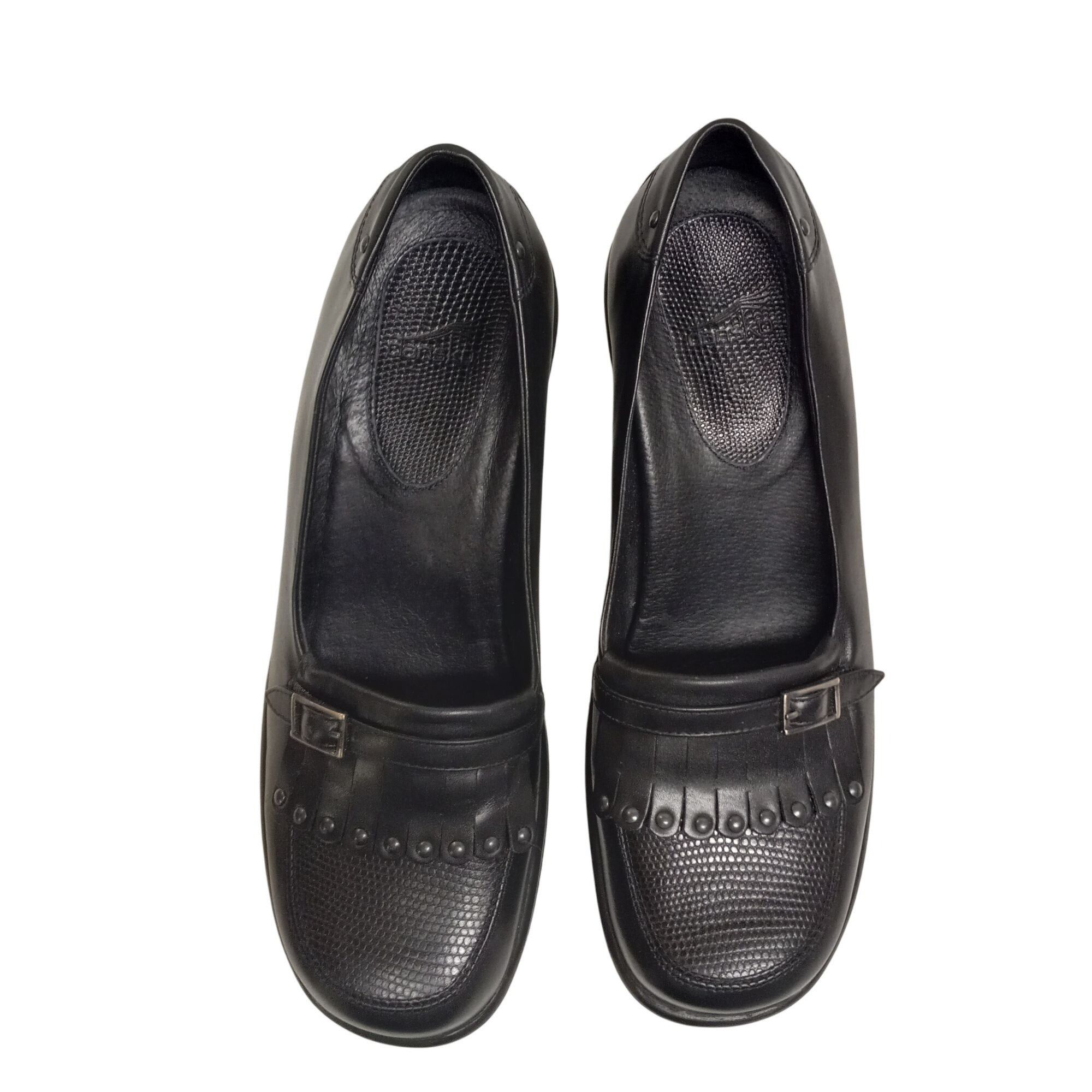 Dansko Dansko Size EU 38 US 7.5 8 Womens Black Leather Kiltie Stud Size US 8 / IT 38 - 3 Thumbnail