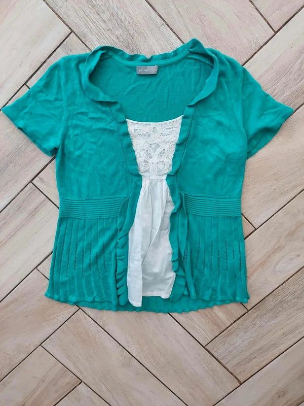 Vintage Vintage short sleeved top Size L / US 10 / IT 46 - 5 Thumbnail
