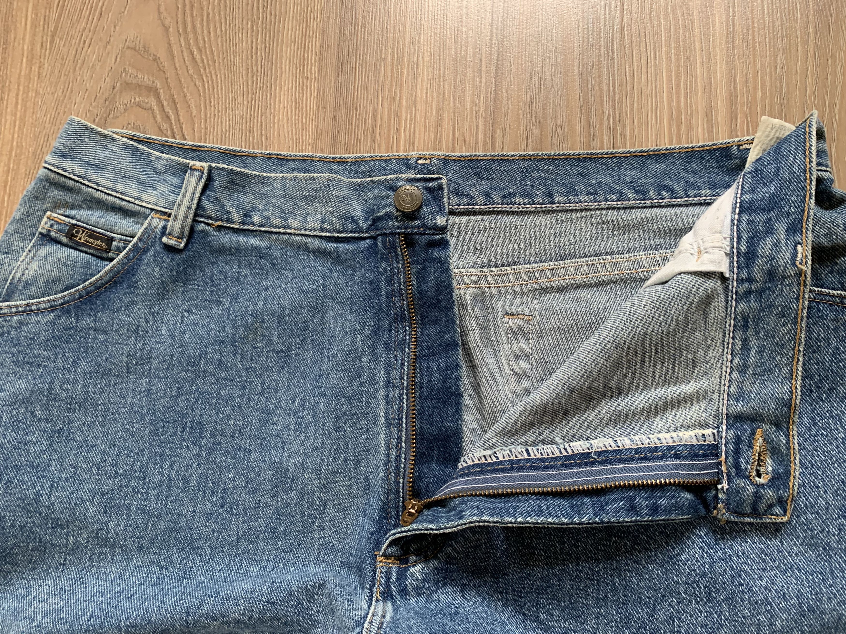 Denime × Wrangler Wrangler Light Blue Vintage Jeans Size US 36 / EU 52 - 5 Thumbnail