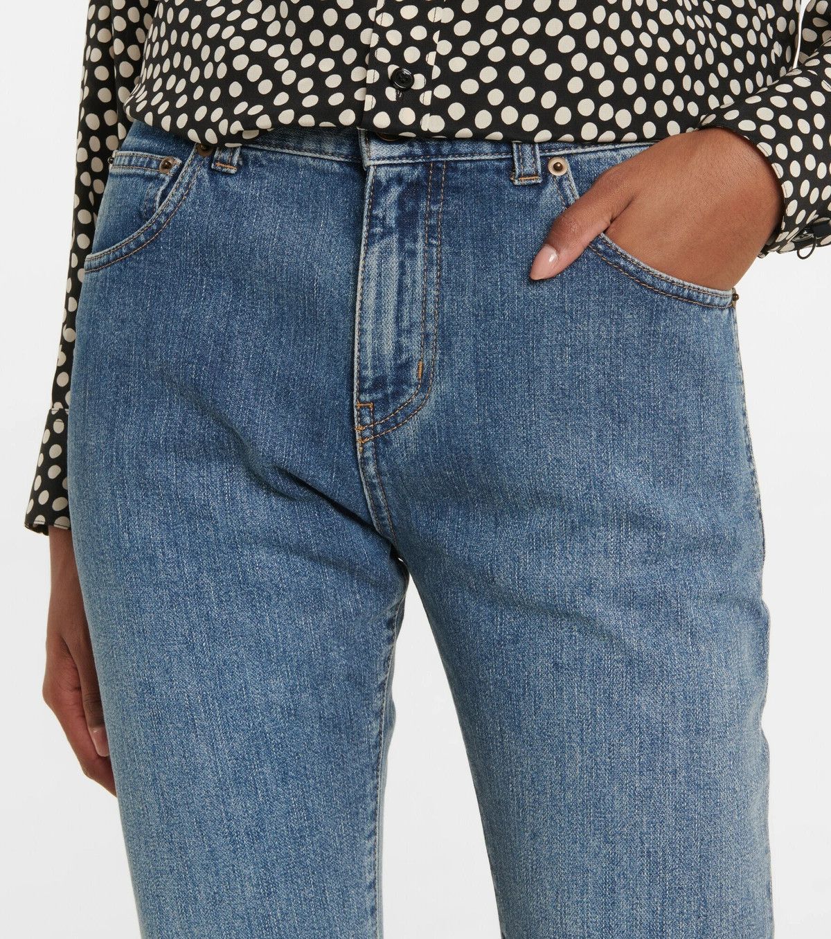 o1y0126 Denim Short in Blue
