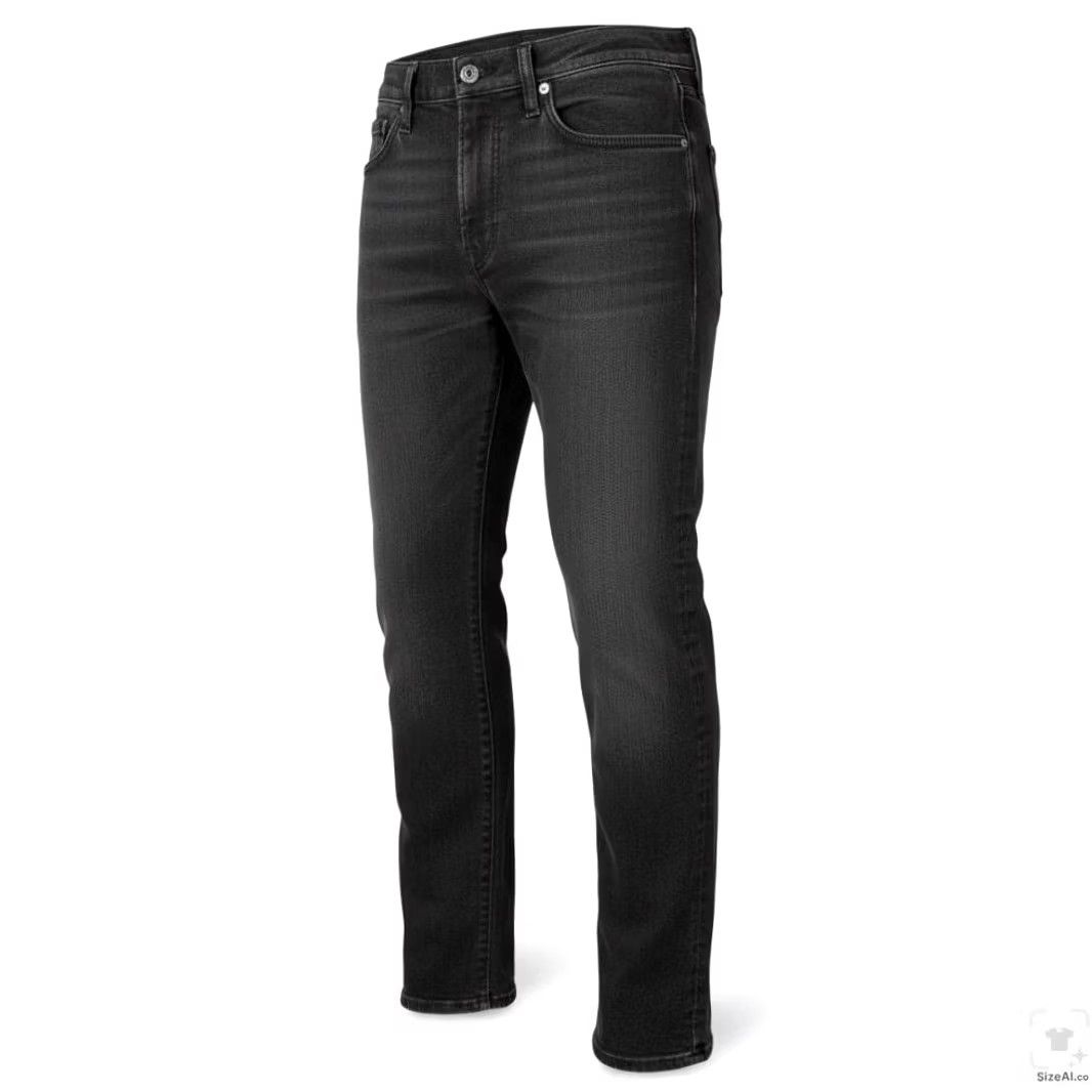 Levi's Levi's 511 Jeans Mens 29x29 Black Dark Wash Slim Tapered Zip Fly Denim Pocket Logo USA 511 Mens Jeans Size US 29 - 2 Thumbnail