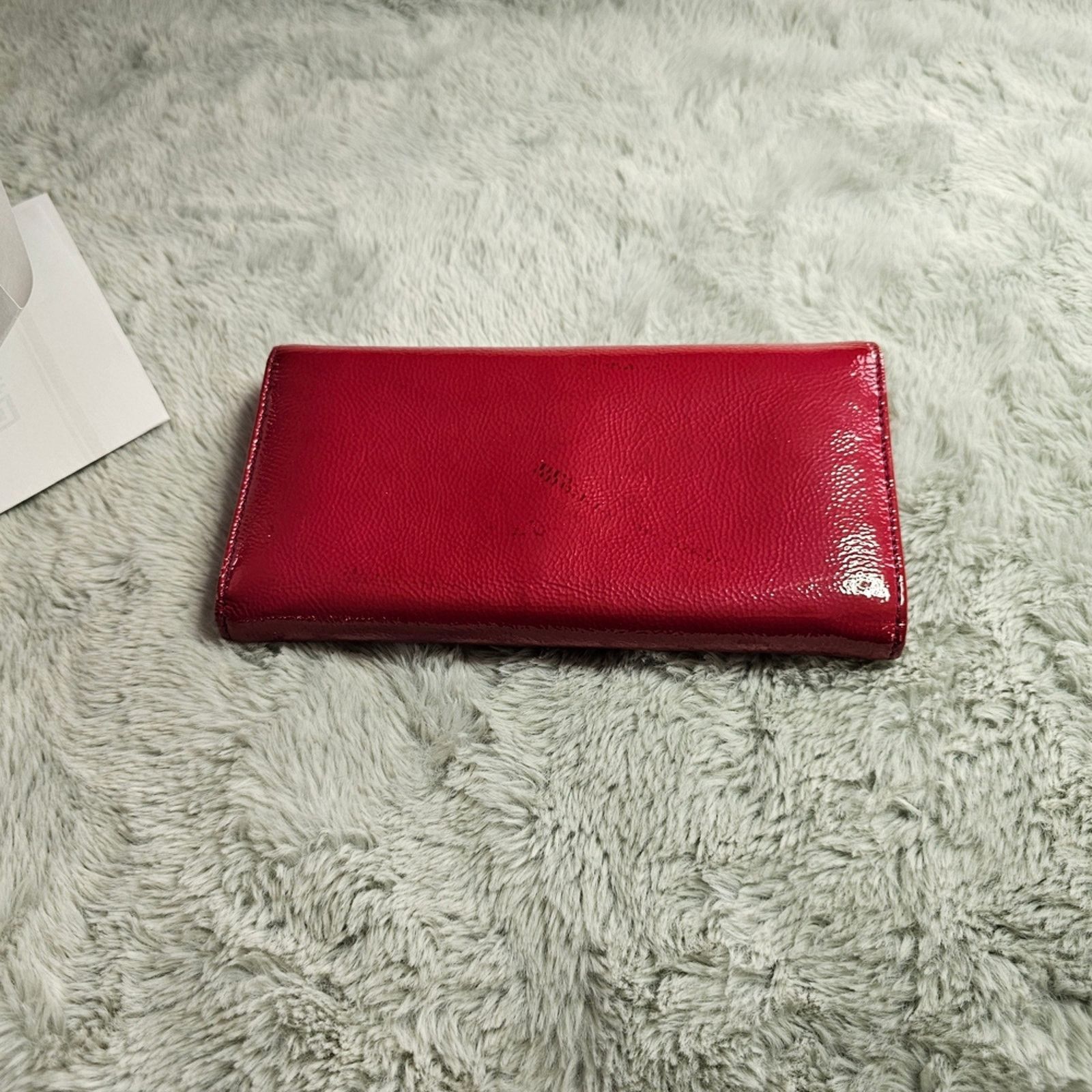 Gucci *Authentic**Gucci Soho GG Leather Continental Wallet - Red Size ONE SIZE - 6 Thumbnail