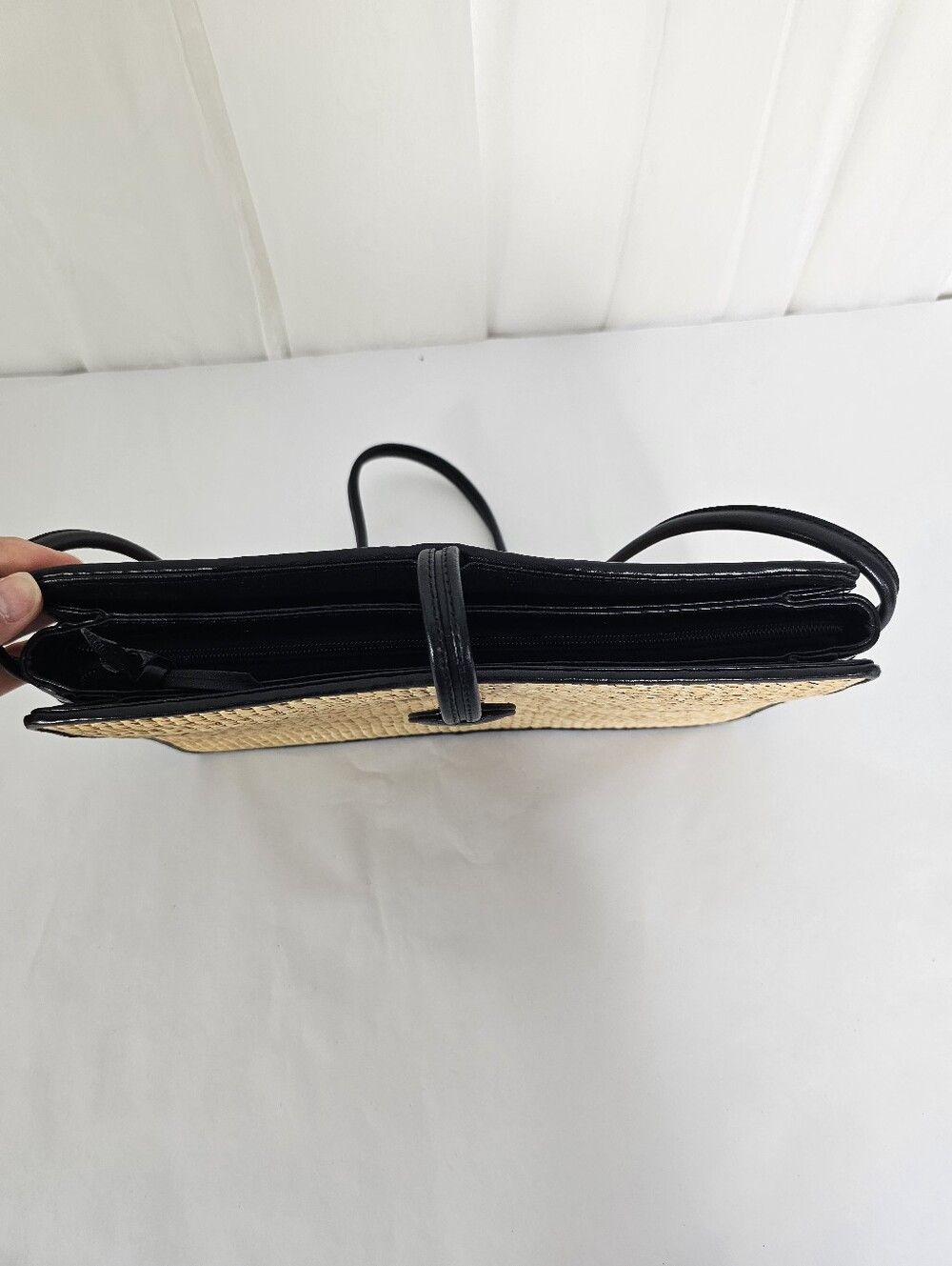 Other Dokkim Tatami Straw & Leather Shoulder Bag Rare Vintage Size ONE SIZE - 7 Thumbnail