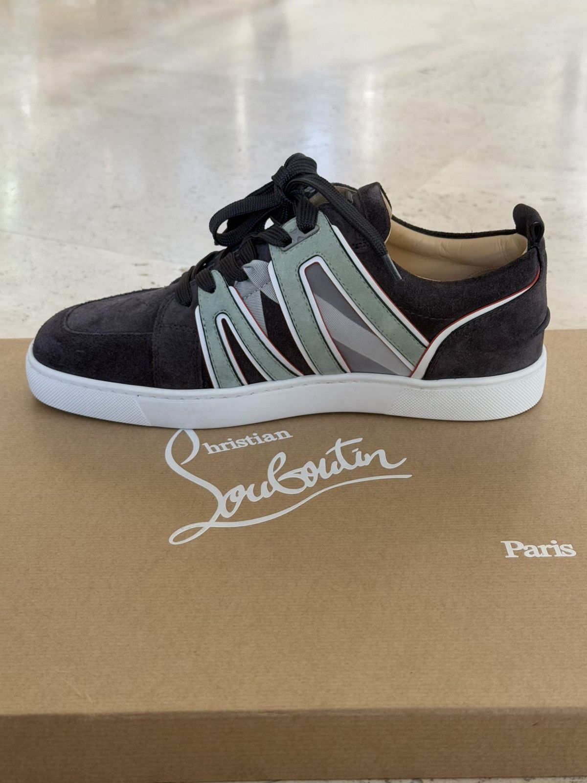 Christian Louboutin Christian Louboutin Navy Sneakers Size US 9 / EU 42 - 4 Thumbnail