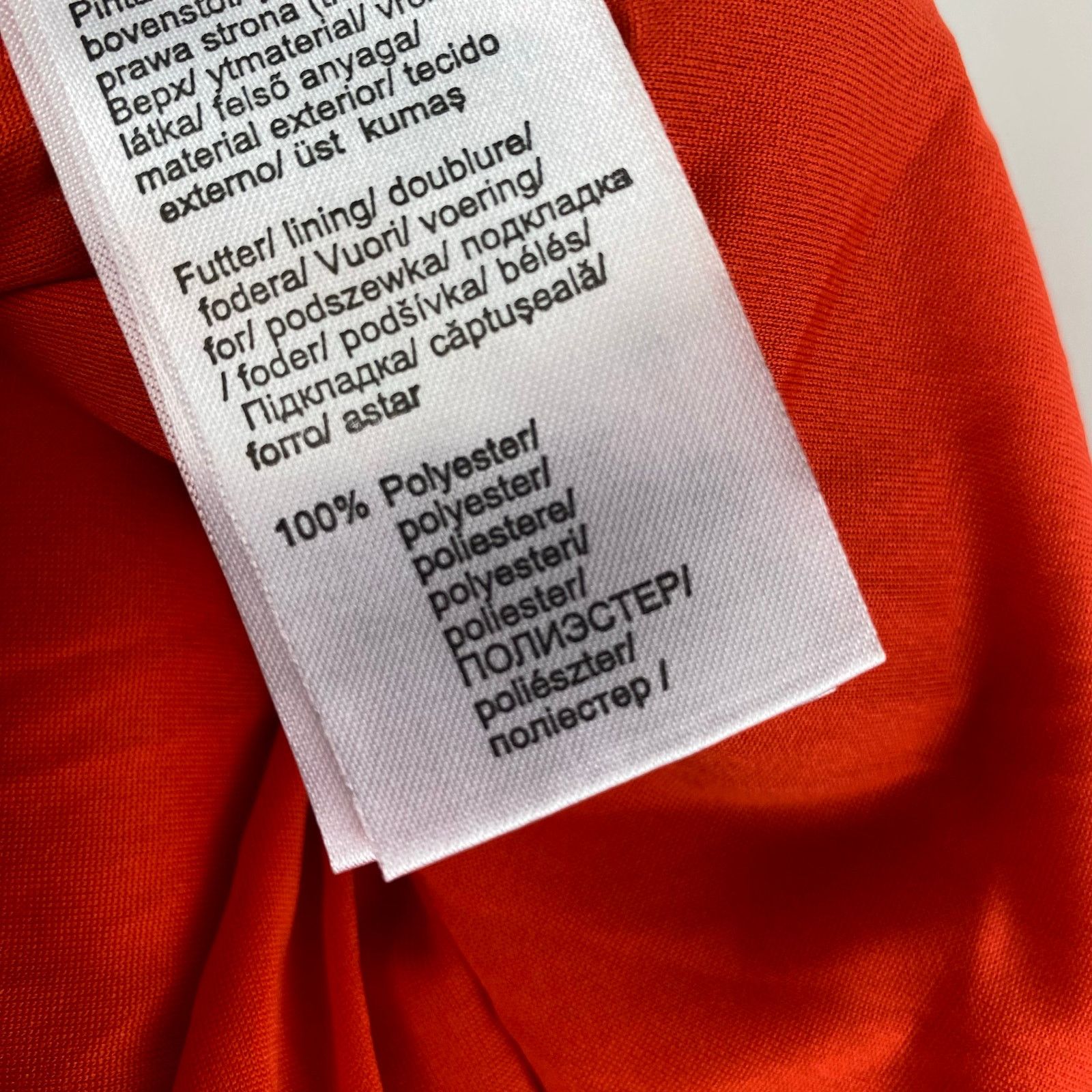 Venus Venus Orange Off Shoulder Cascading Bell Sleeve Sheath Dress Size XL / US 12-14 / IT 48-50 - 10 Thumbnail