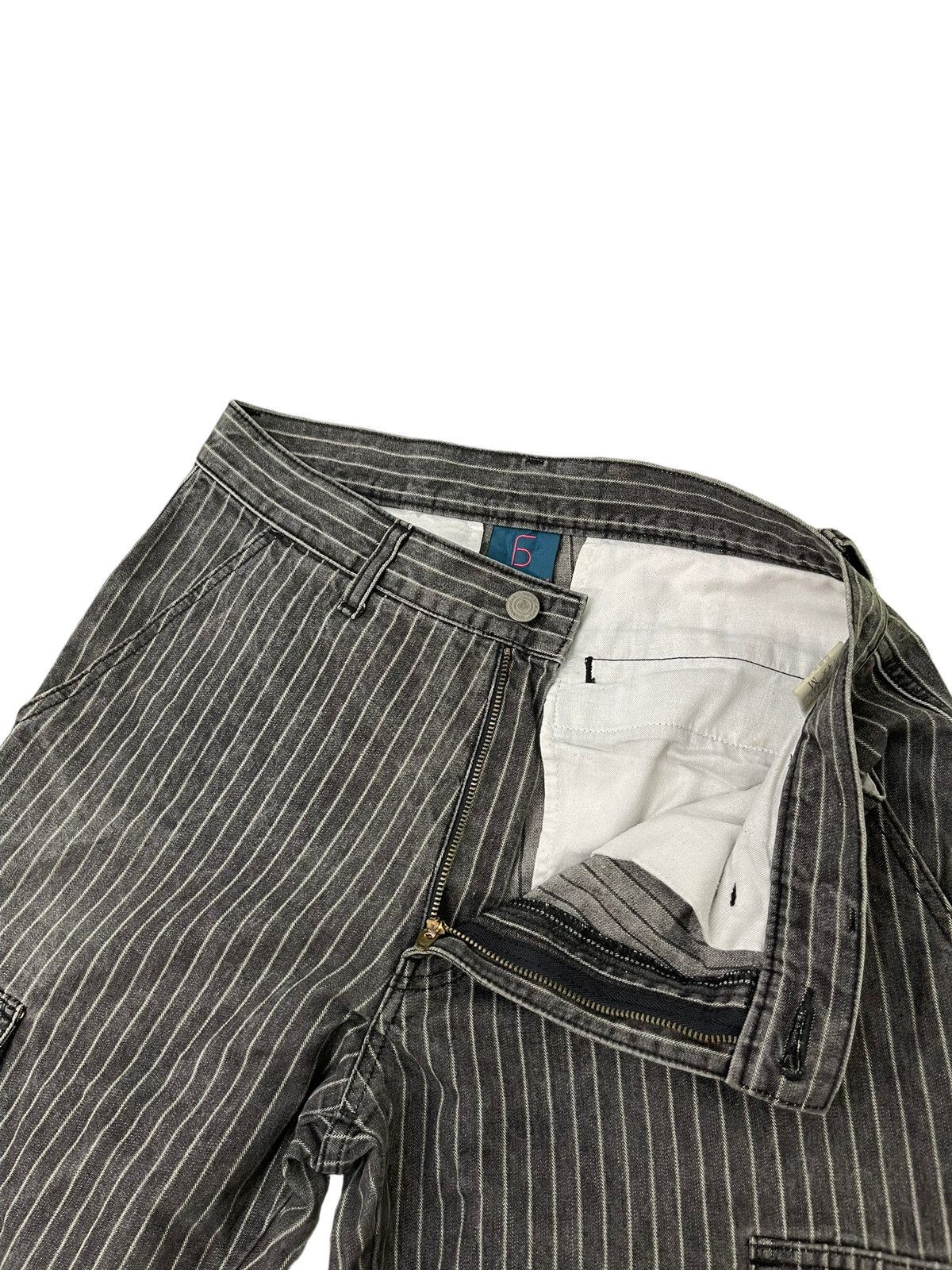 Japanese Brand Cargo Jeans Striped Rageblue Japan Regular 7🟦7 Size US 30 / EU 46 - 7 Thumbnail