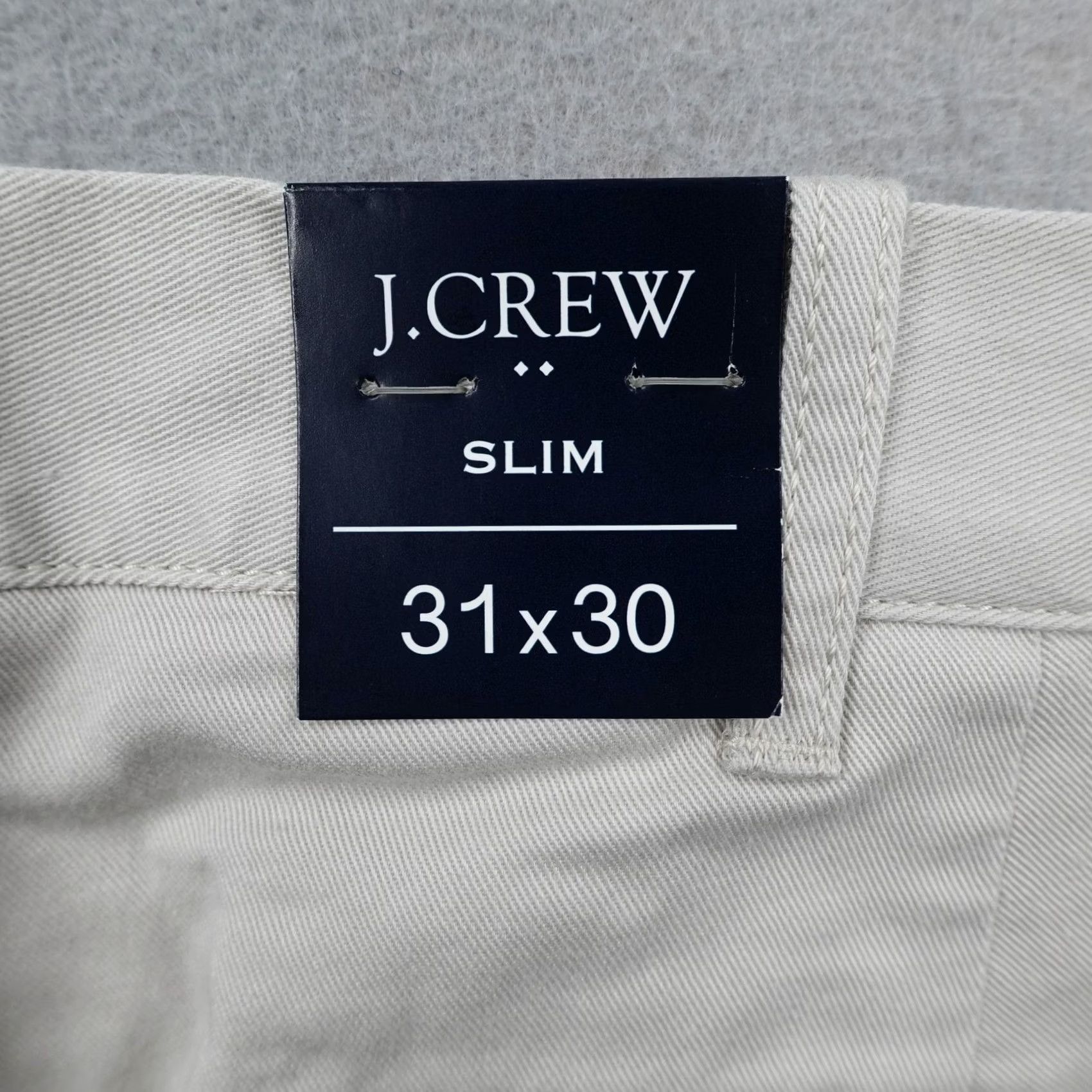 J.Crew J CREW Pants Mens 31x30 Khaki Beige Slim Chino Flex Slim Fit Straight Leg NEW Size US 31 - 7 Thumbnail