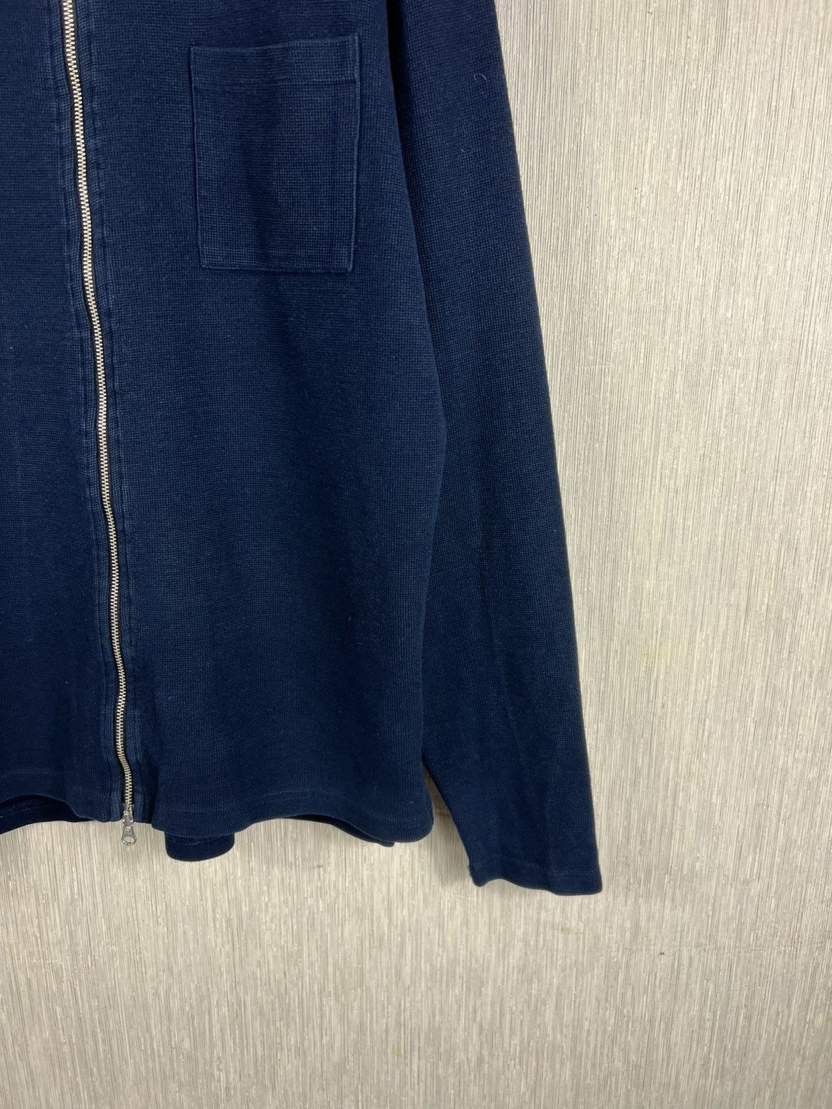 Norse Projects Norse Projects magne fine waffle zip long sleeve navy jacket Size US M / EU 48-50 / 2 - 5 Thumbnail