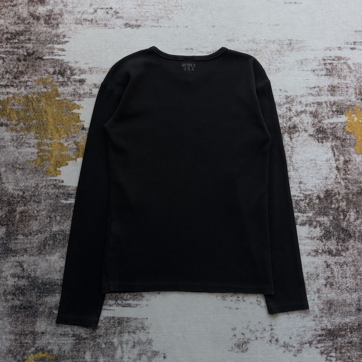 Avirex VINTAGE AVIREX PLAIN WAFFLE LONG SLEEVE Size US XS / EU 42 / 0 - 7 Thumbnail