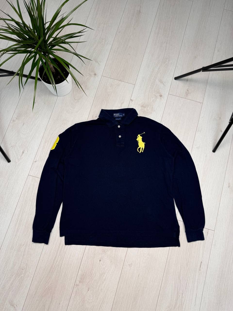 Polo Ralph Lauren VINTAGE POLO RALPH LAUREN BIG LOGO RUGBY LONG SLEEVE Size US XL / EU 56 / 4 - 1 Thumbnail