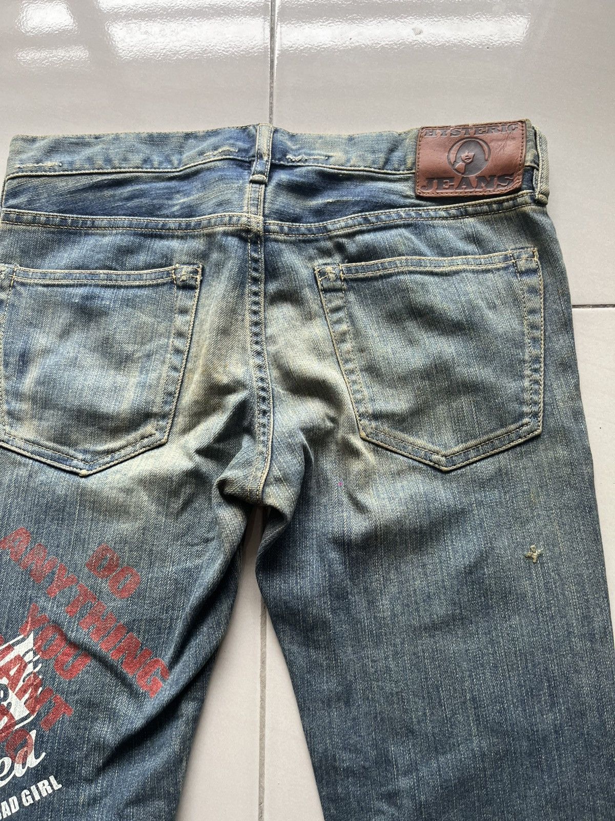 Hysteric Glamour Vintage Hysteric Glamour Printed Jeans Size 29" - 8 Thumbnail