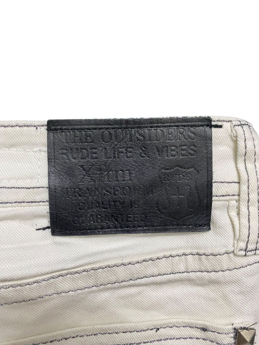 If Six Was Nine Xfrm Flared White Whisker Denim Size US 30 / EU 46 - 13 Thumbnail