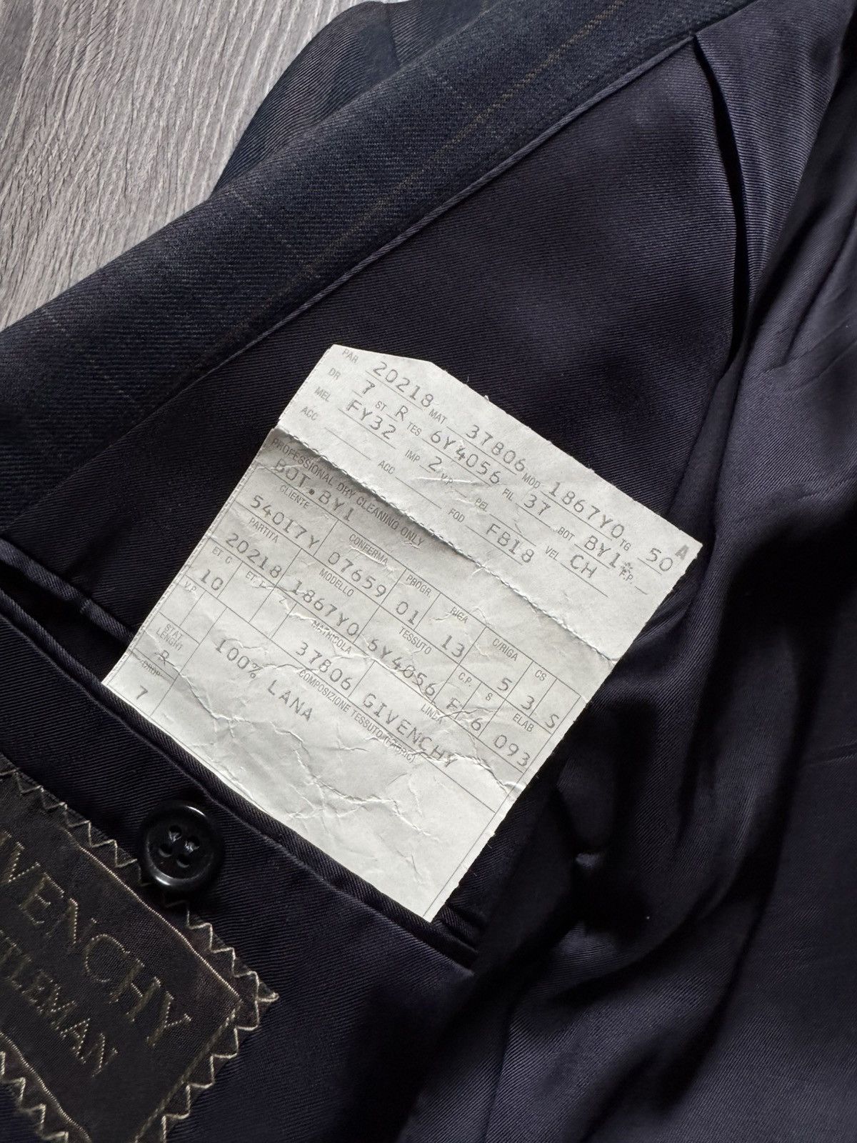 Givenchy Vintage Givenchy Gentleman double-breasted blazer 50 R. Size 50R - 12 Thumbnail