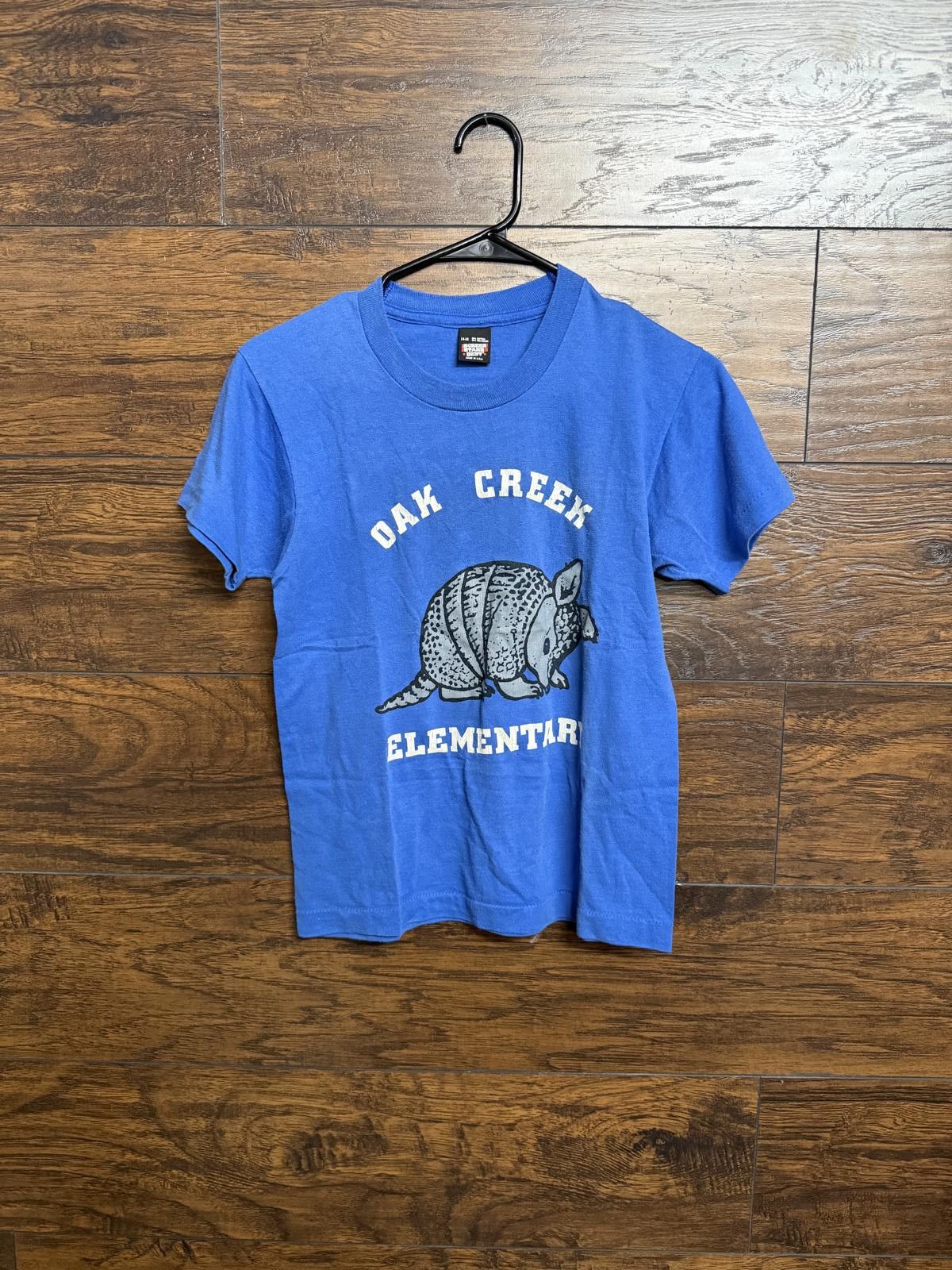 Other VTG Oak Creek Elementary Kids T-shirt Aramadillo Tee Size US XXS / EU 40 - 1 Thumbnail