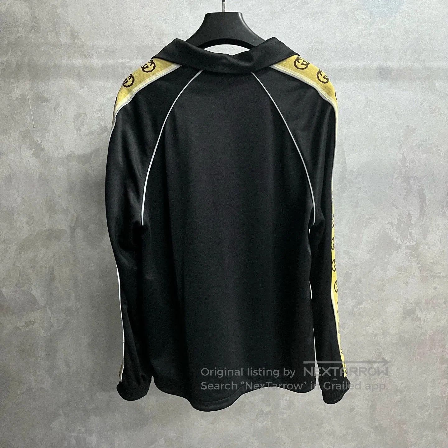 Gucci gucci black logo striped long sleeve jacket. Size US L / EU 52-54 / 3 - 5 Thumbnail
