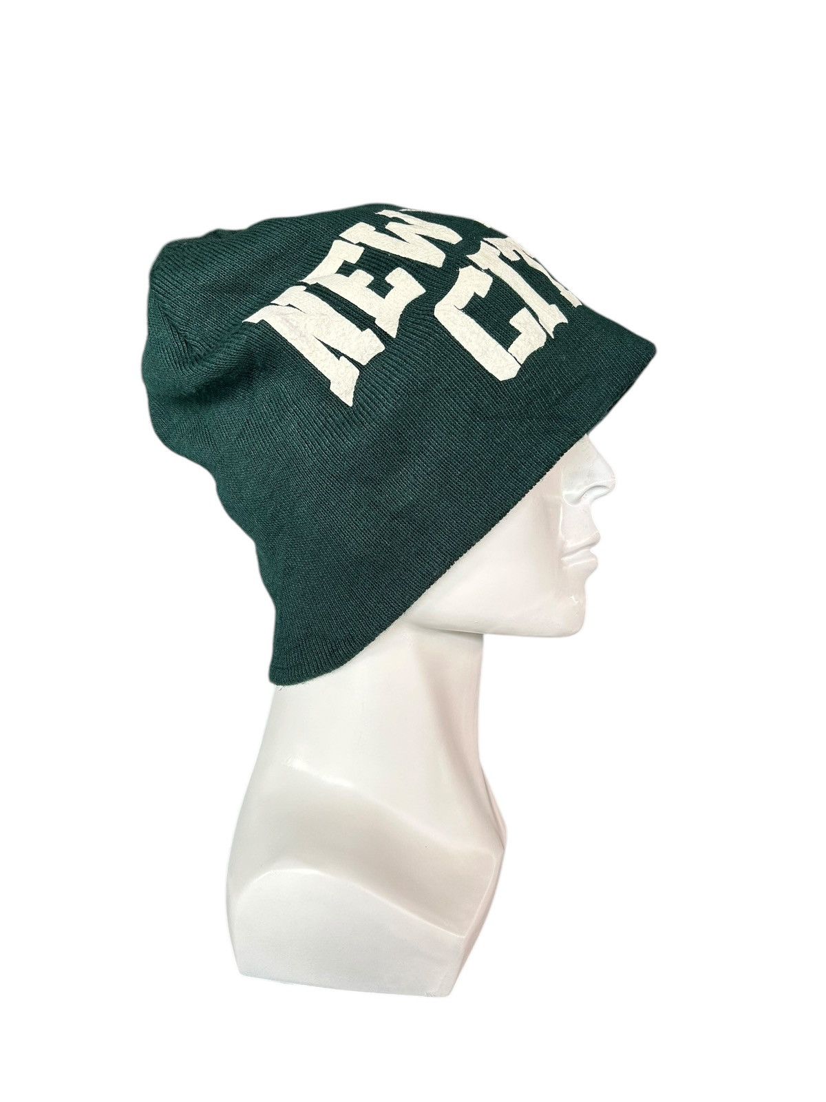 Japanese Brand × Kapital × Vintage New York City big Logo Big Beanie Hats Rare ☠️☠️ Size ONE SIZE - 3 Thumbnail