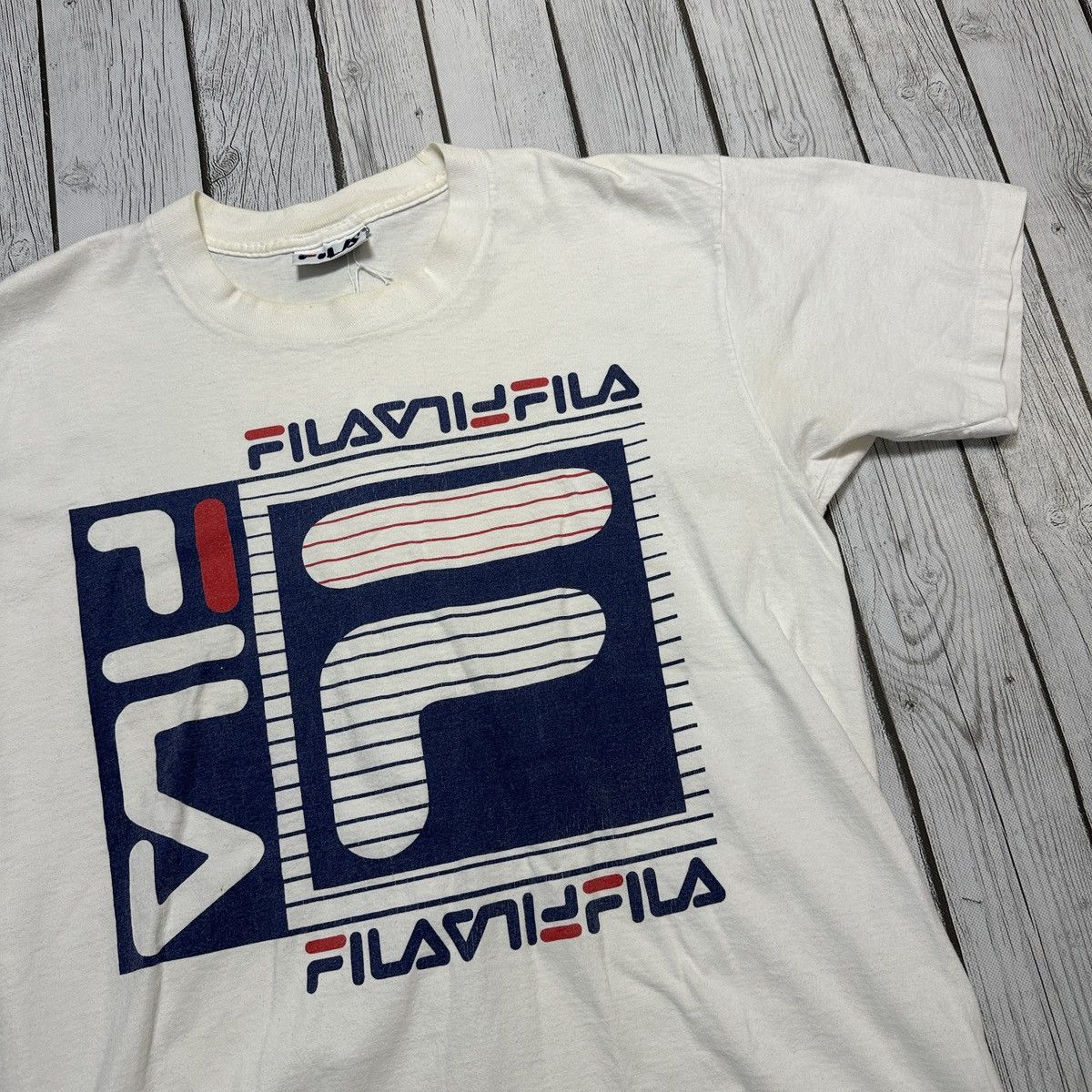Fila × Vintage Vintage Fila tee Size US L / EU 52-54 / 3 - 3 Thumbnail