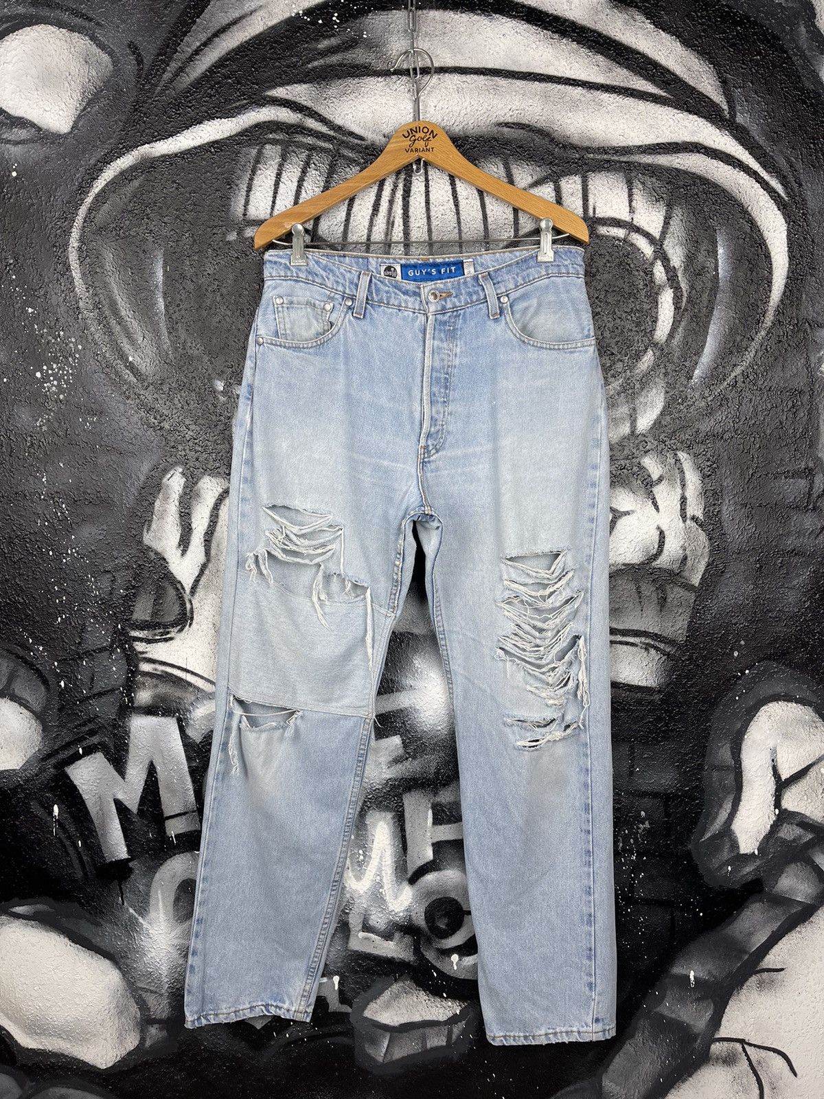 Levi's Levi’s Silver Tab Guy’s Fit Distressed Jeans Women’s Size M Size 34" / US 12 / IT 48 - 9 Thumbnail